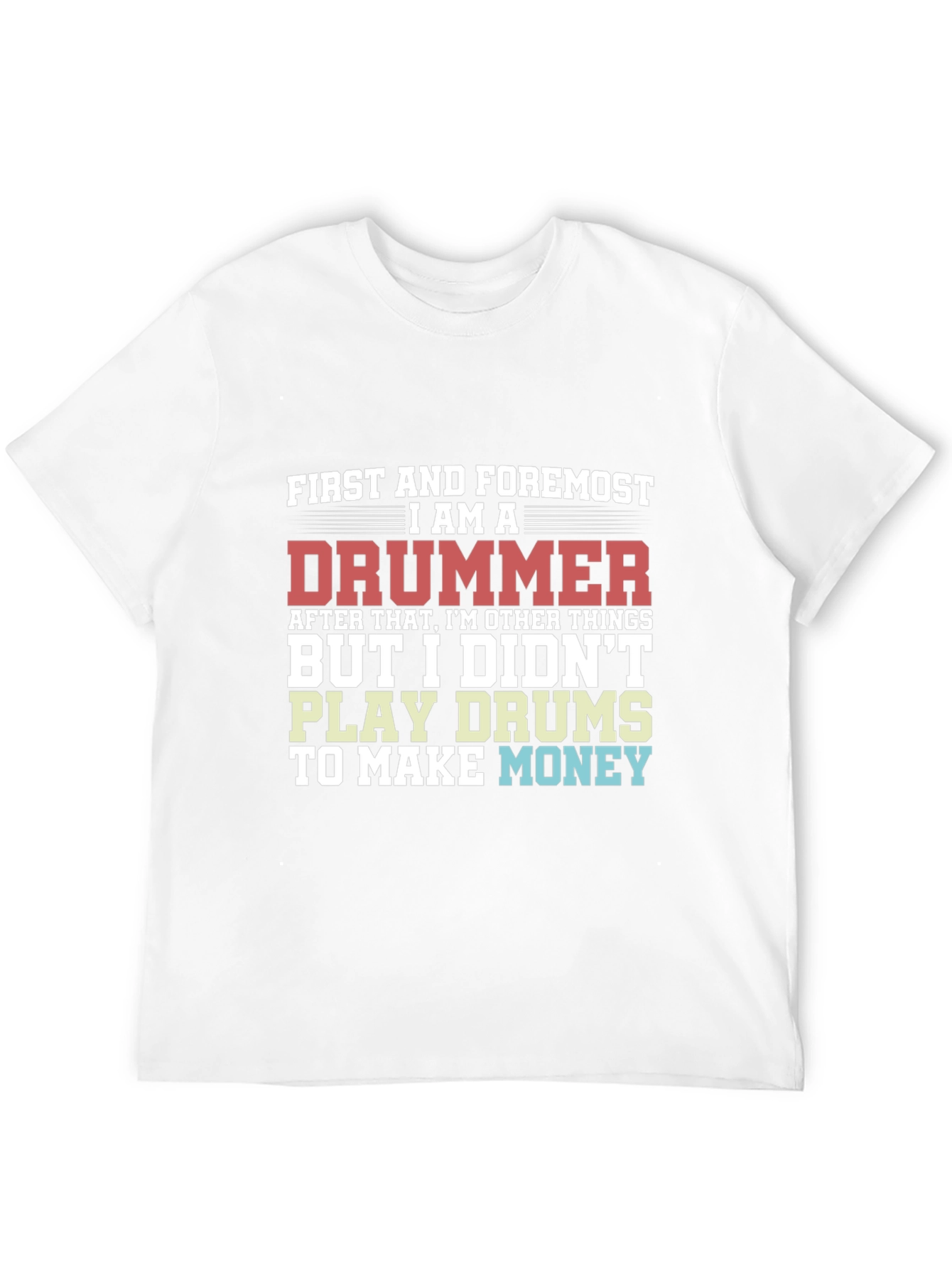Drummer T-Shirt - Music Lover Tee