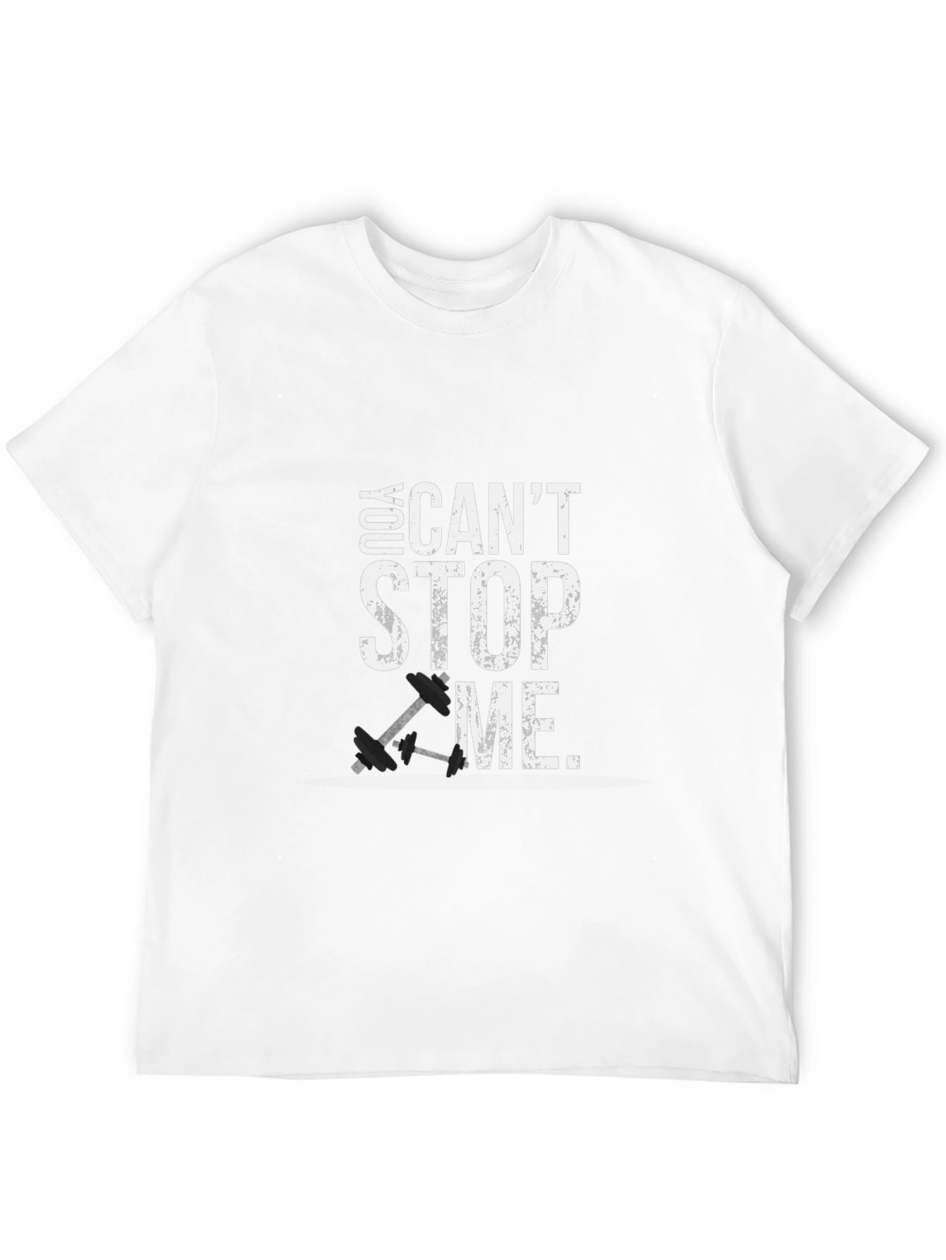Motivational Black T-Shirt - You Cant Stop Me