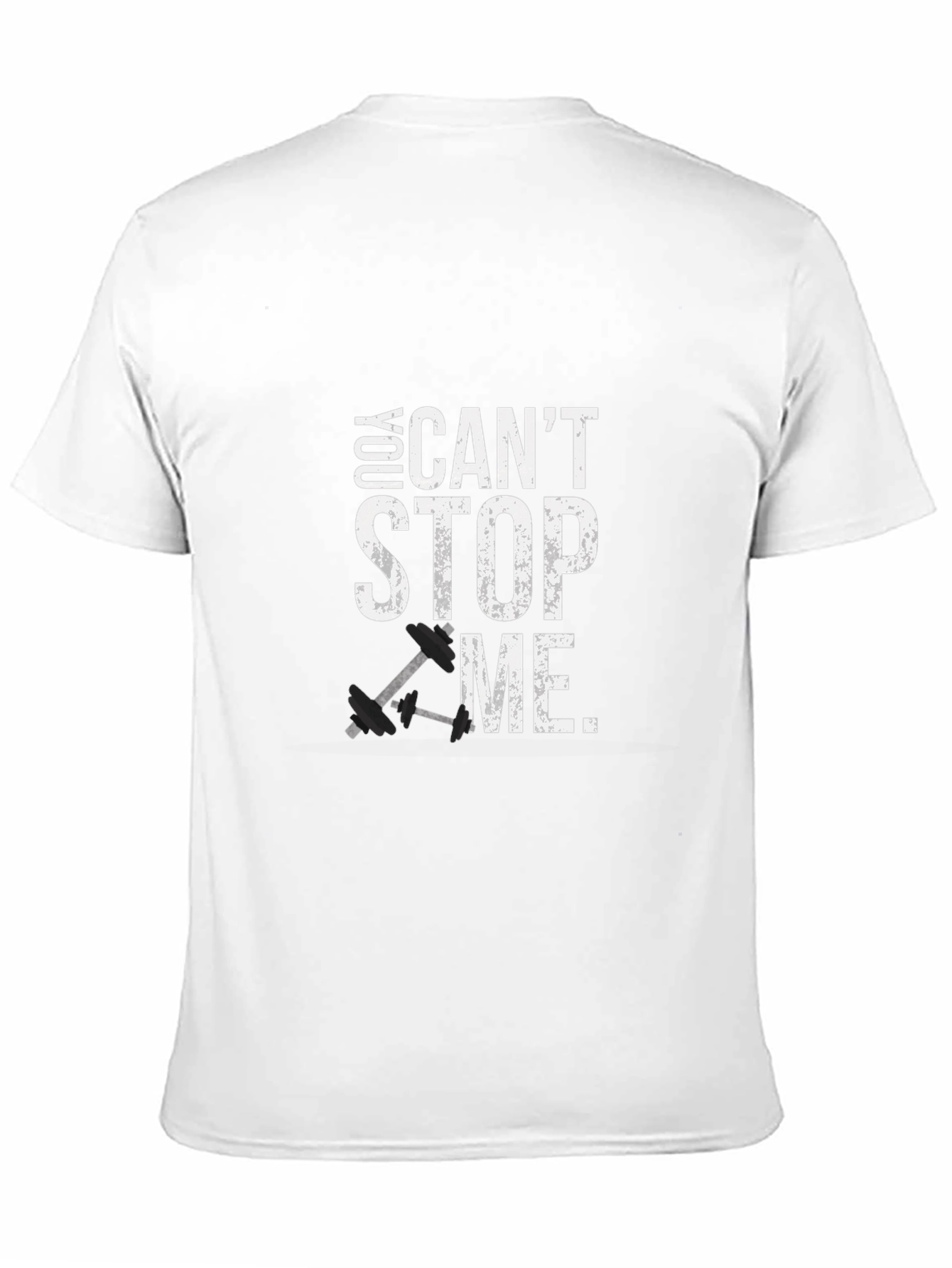 Motivational Black T-Shirt - You Cant Stop Me