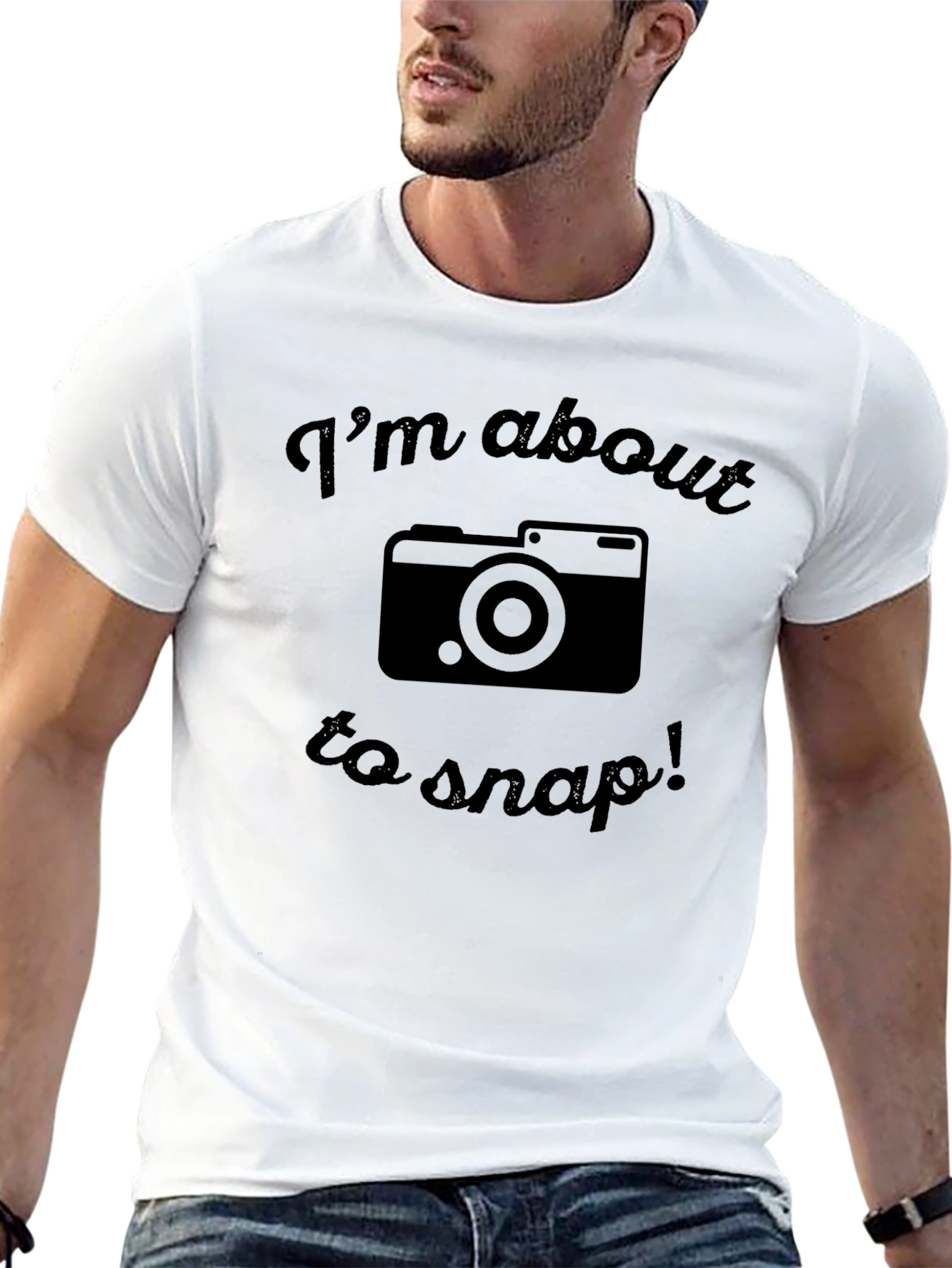 About to Snap Camera Graphic T-Shirt