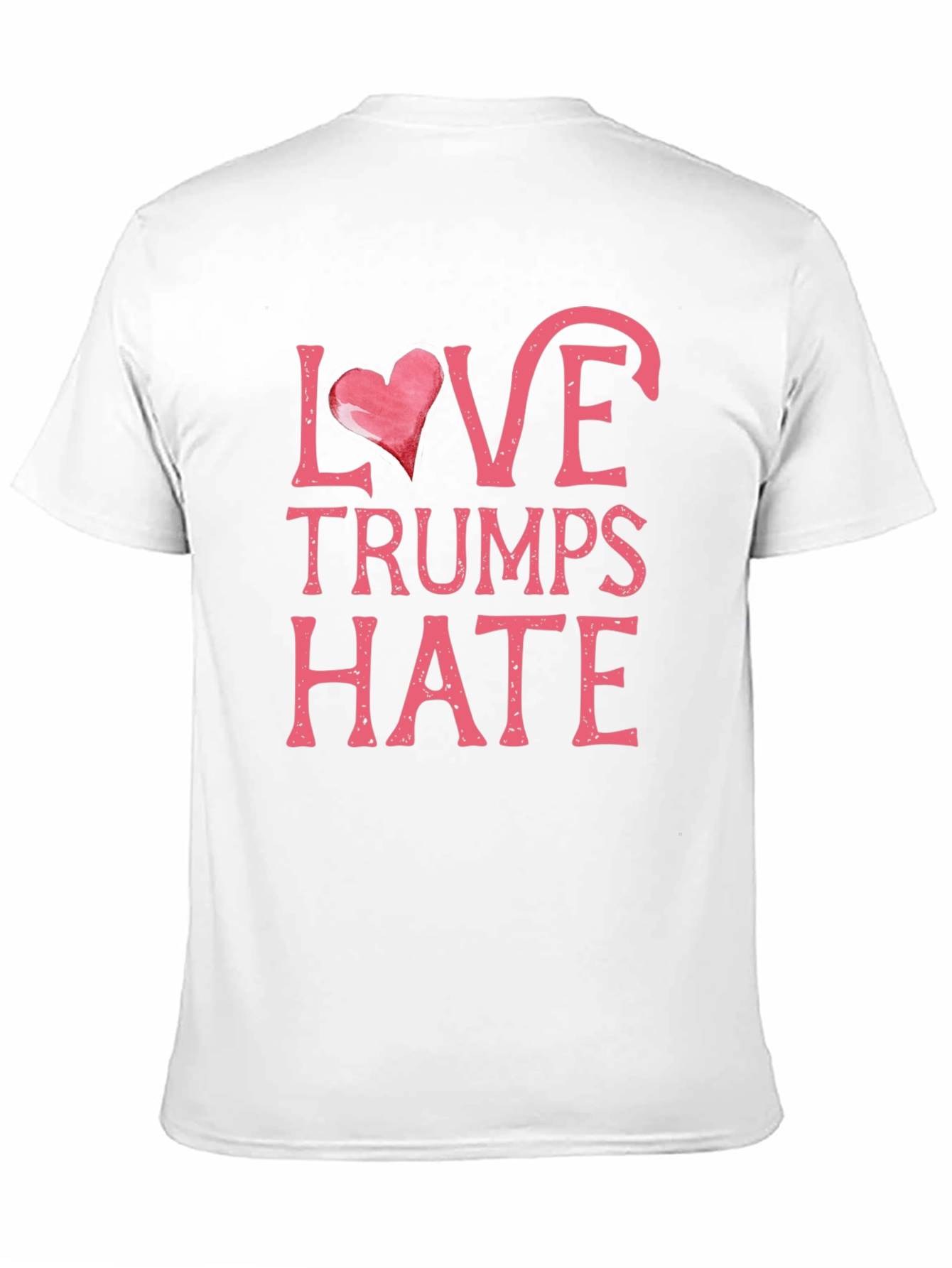 Love Trumps Hate Black Graphic T-Shirt
