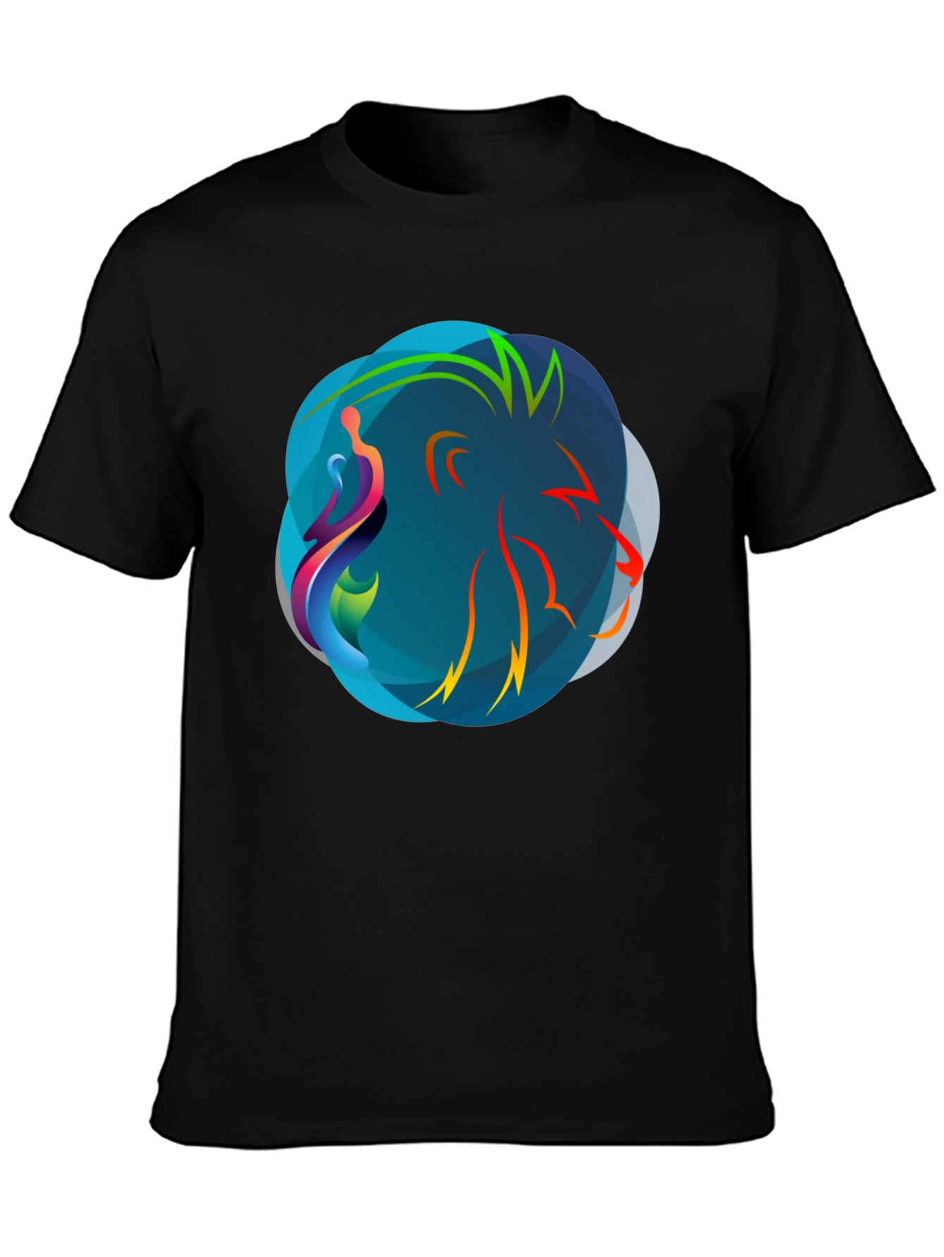 Abstract Graphic Tee - Modern Art Shirt