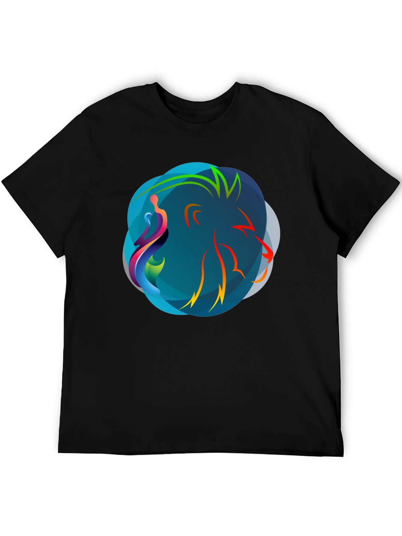 Abstract Graphic Tee - Modern Art Shirt