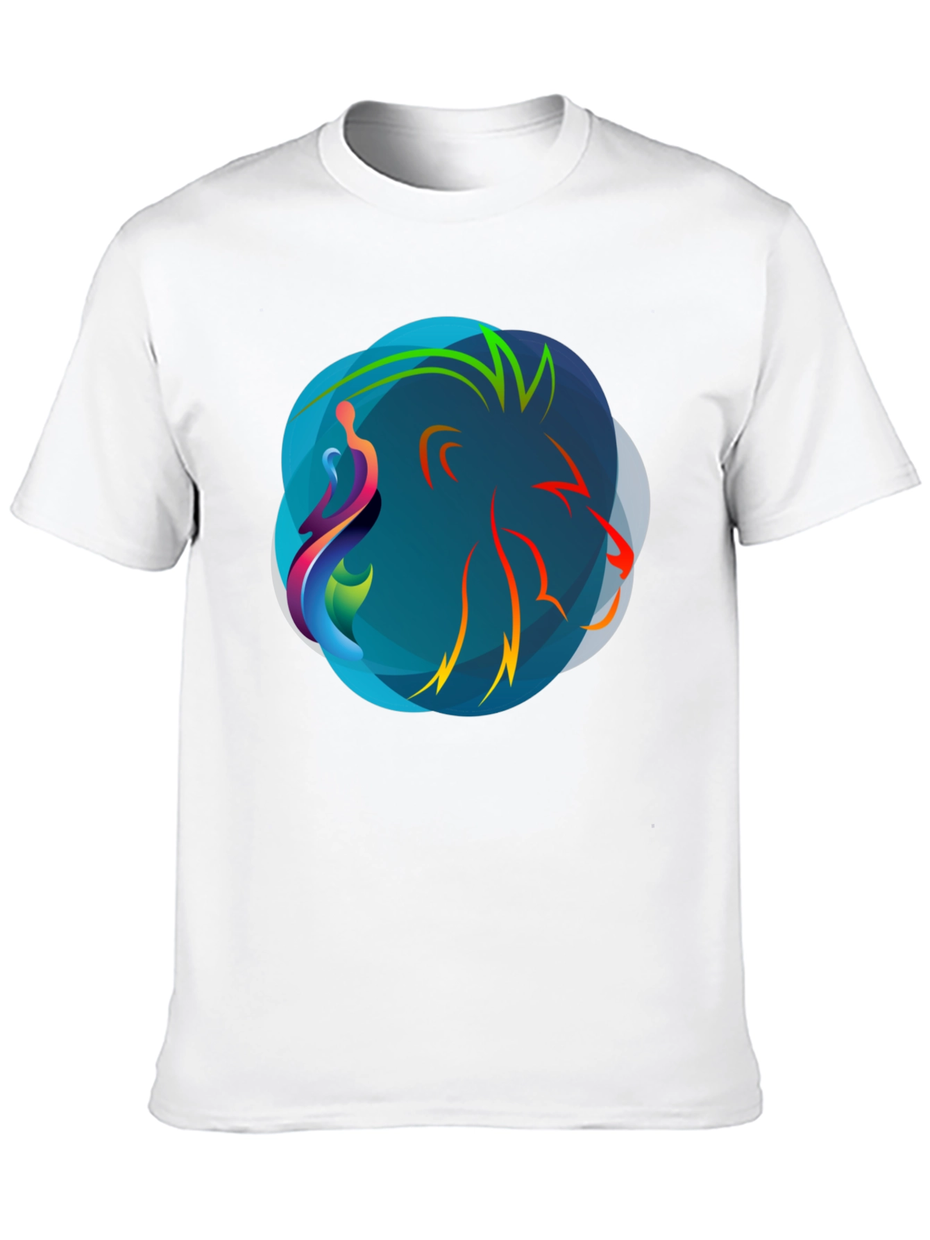 Abstract Graphic Tee - Modern Art Shirt