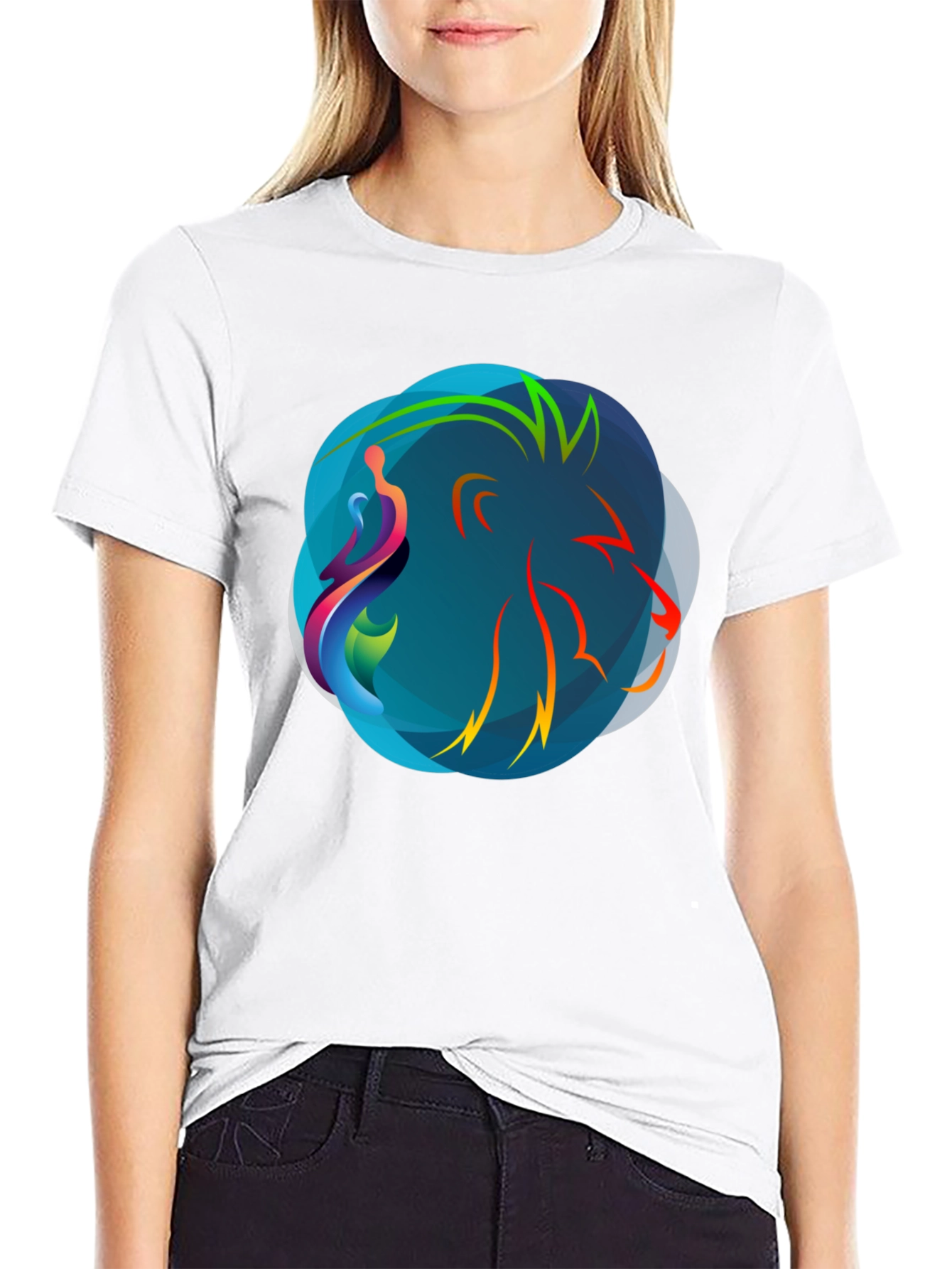 Abstract Graphic Tee - Modern Art Shirt