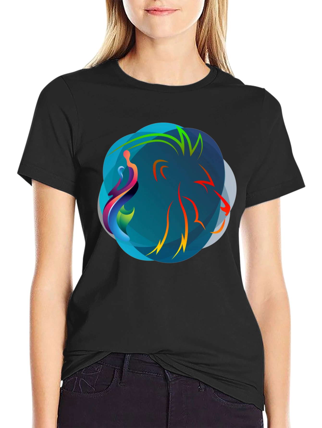 Abstract Graphic Tee - Modern Art Shirt