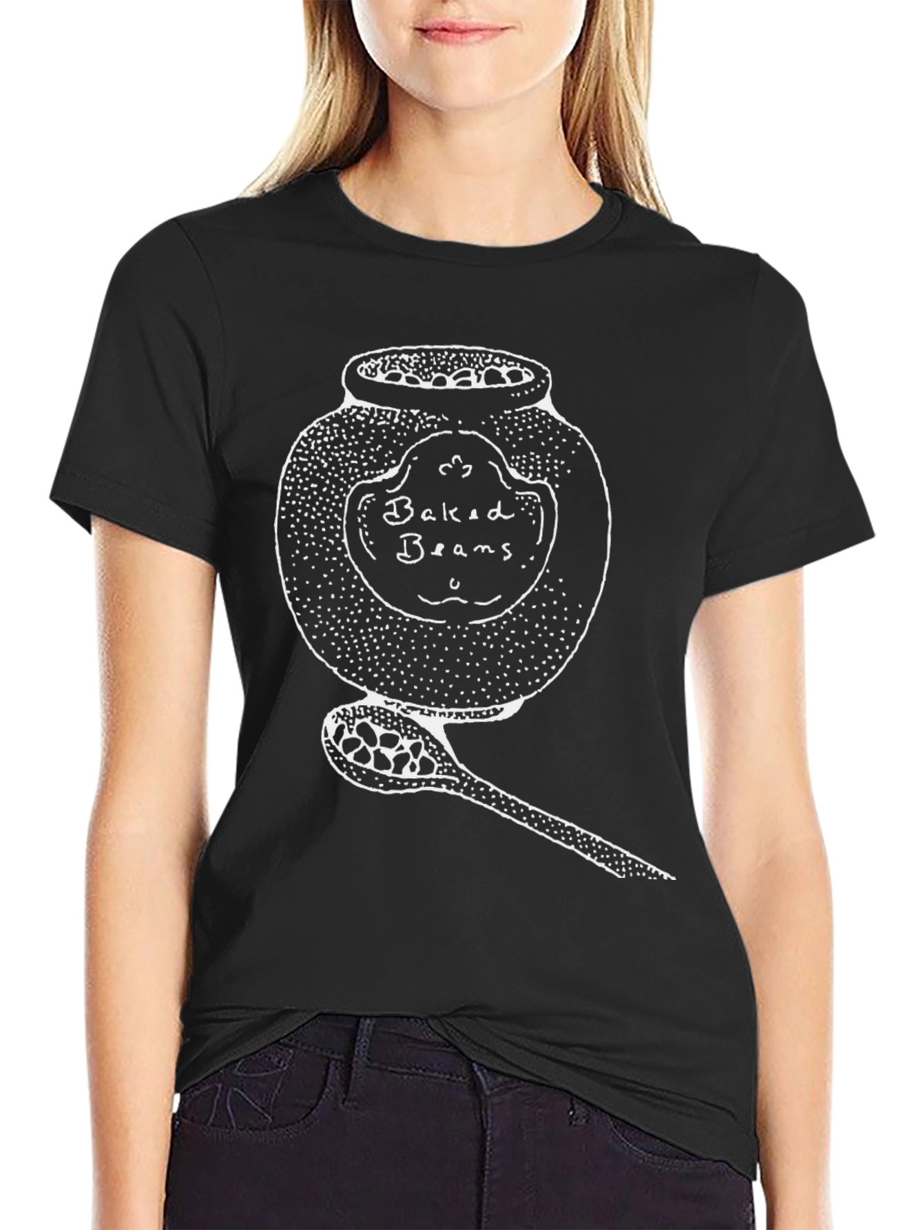 Baked Beans Jar Graphic T-Shirt - Unisex Cotton Tee