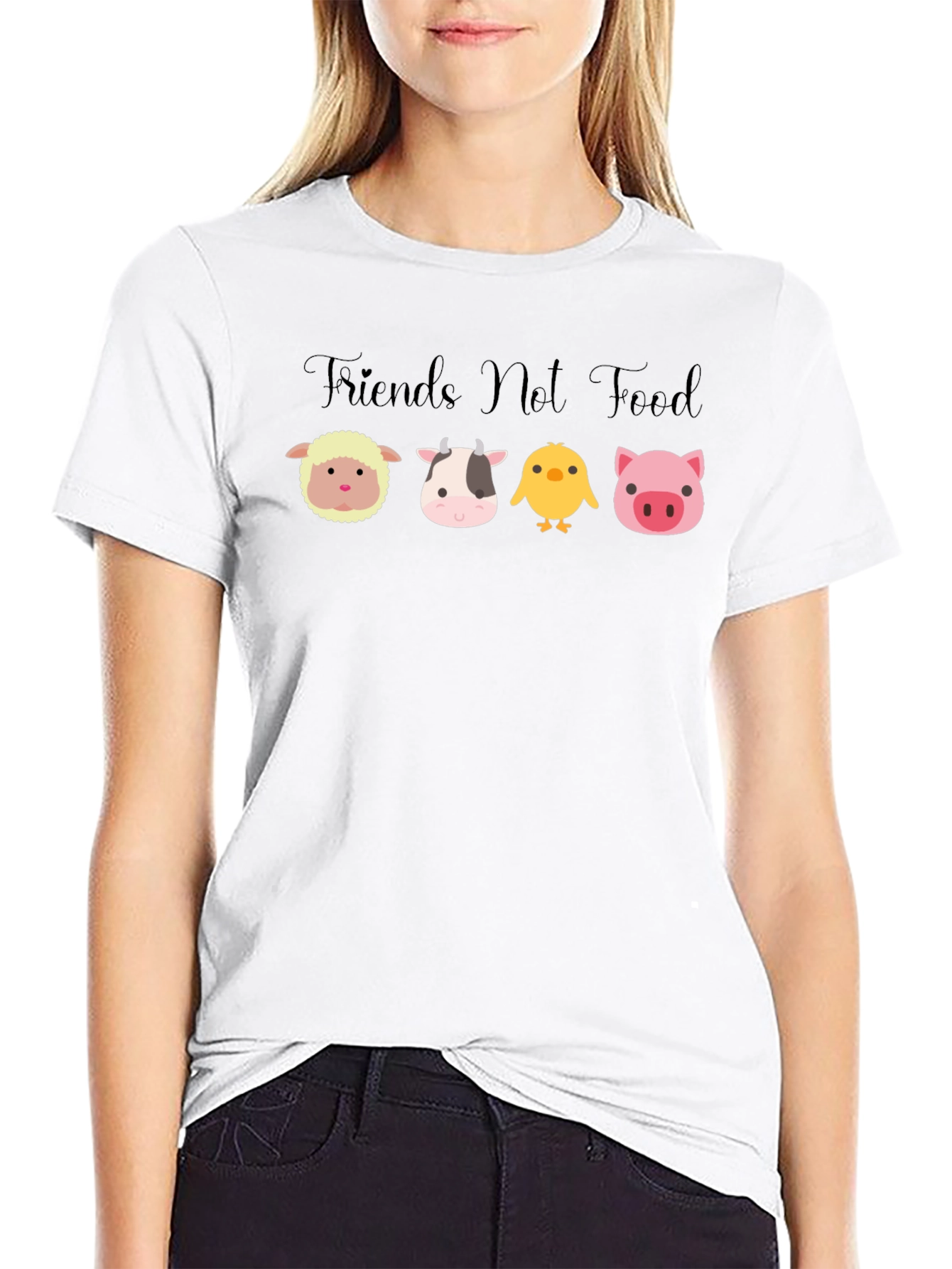 Vegan Friends Not Food T-Shirt