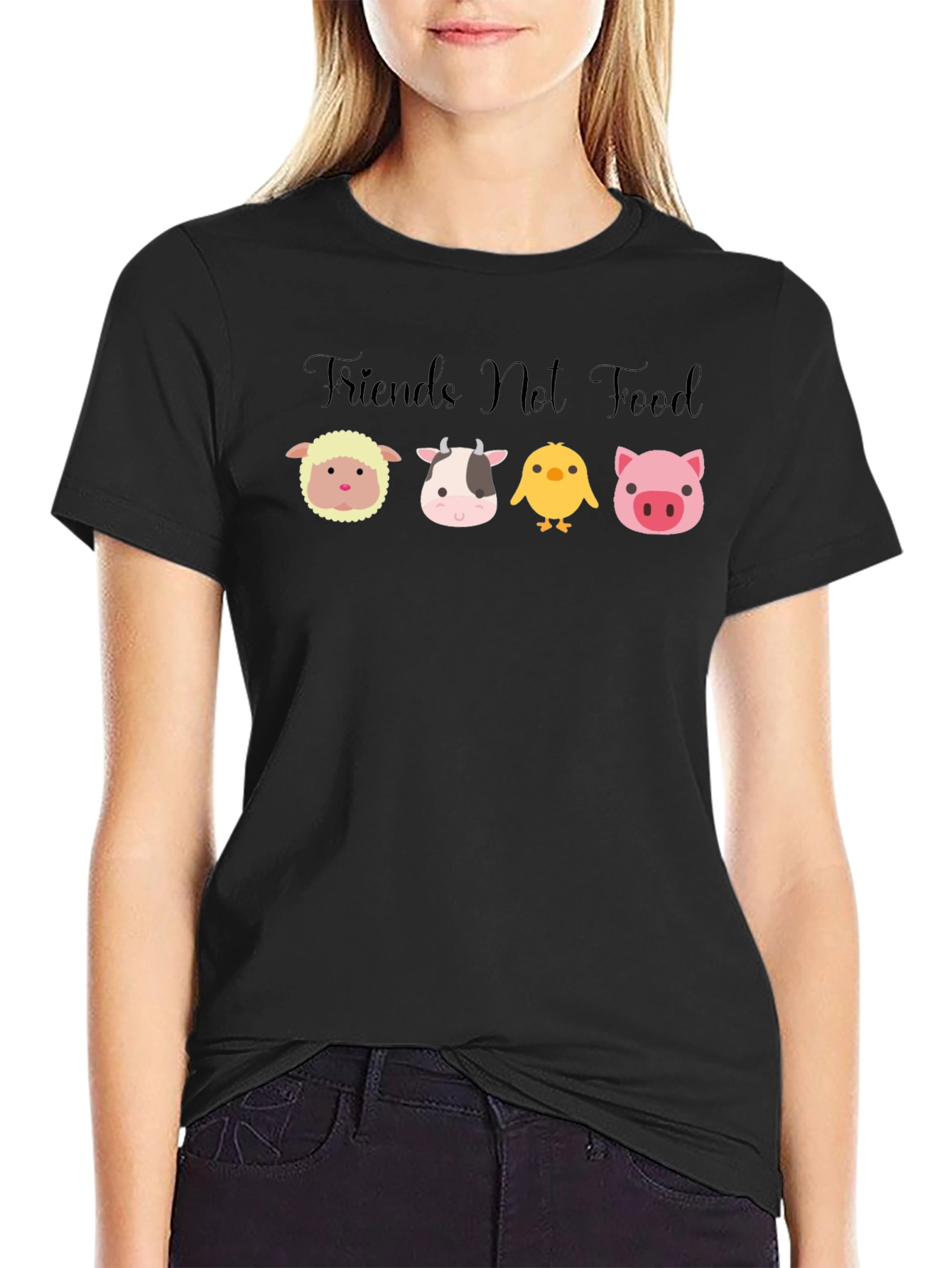 Vegan Friends Not Food T-Shirt
