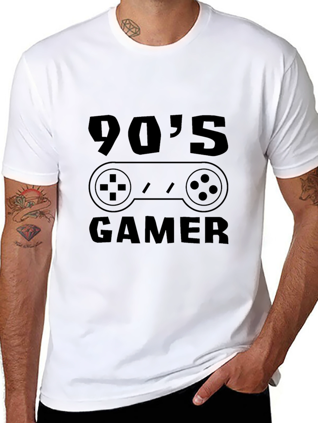 90s Gamer T-Shirt - Retro Gaming Style!