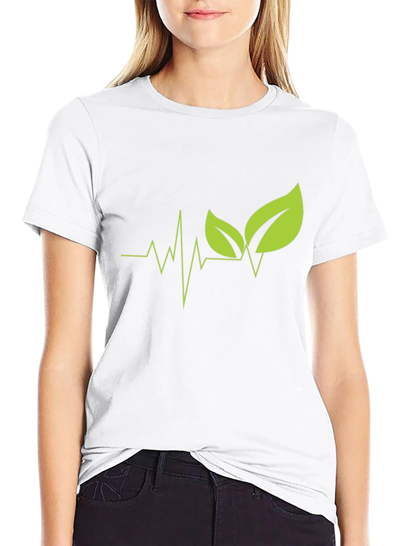 Nature Pulse Black T-Shirt