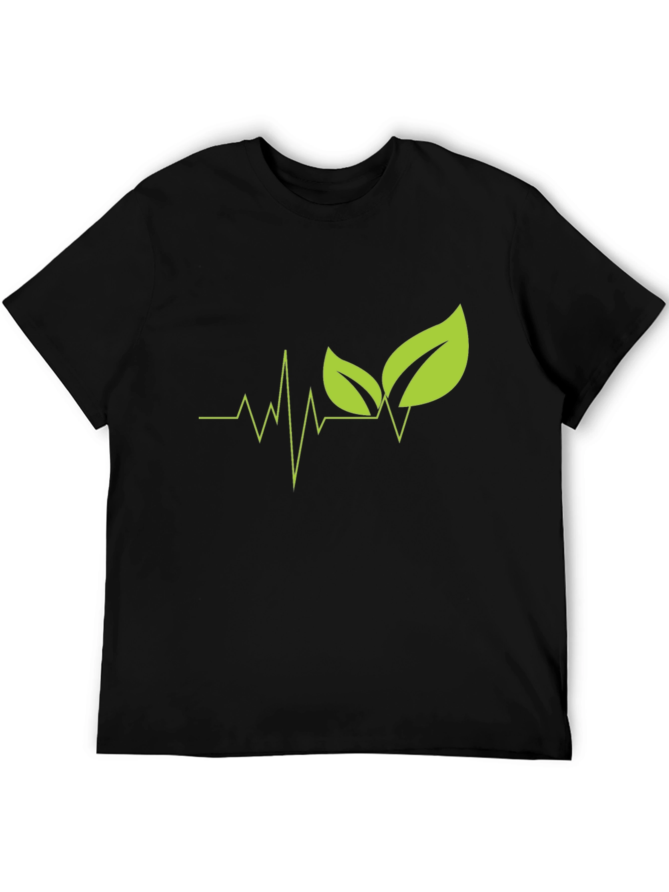 Nature Pulse Black T-Shirt
