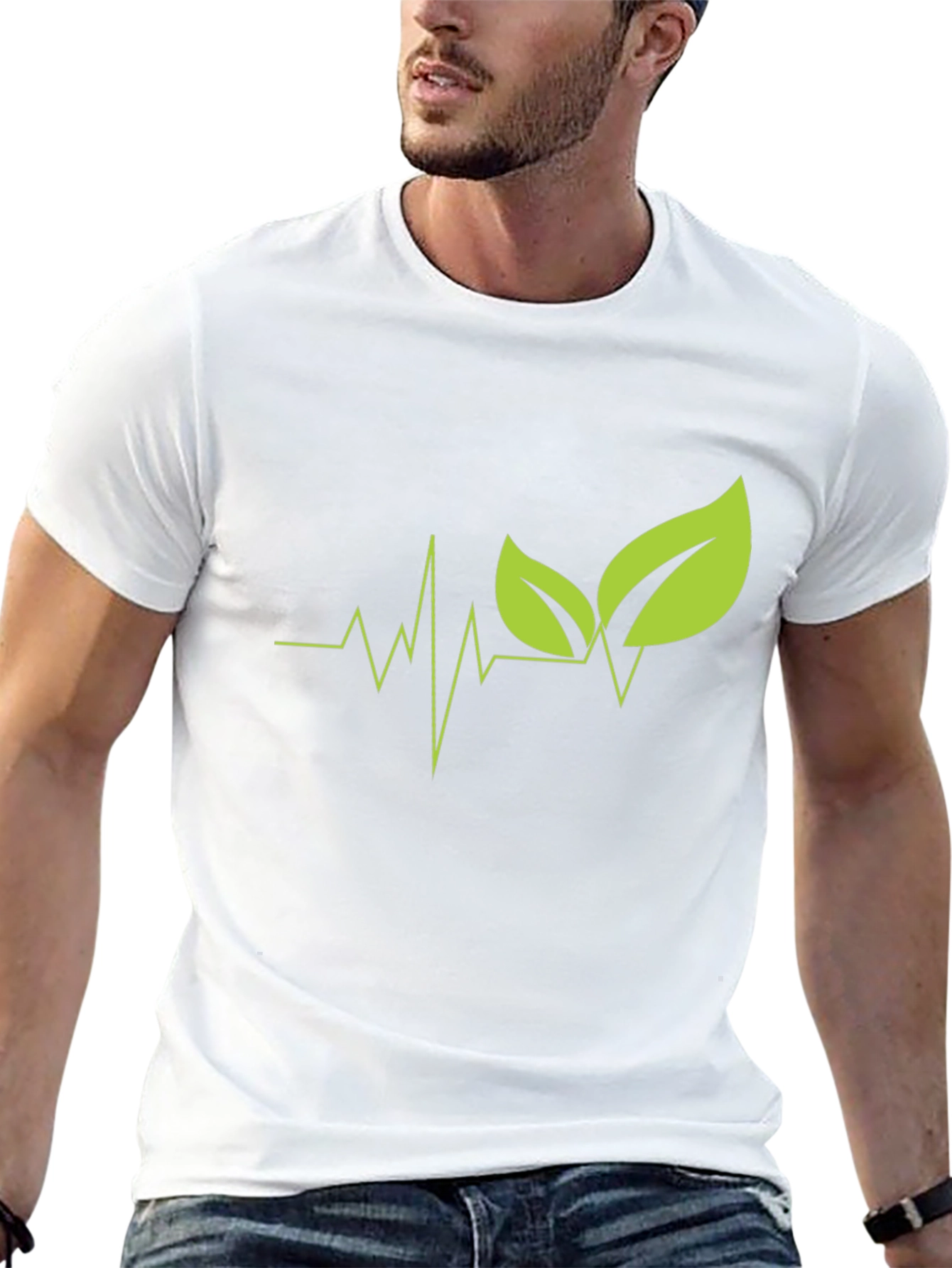 Nature Pulse Black T-Shirt