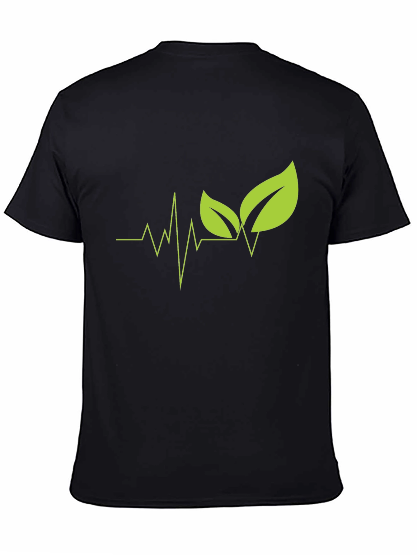 Nature Pulse Black T-Shirt