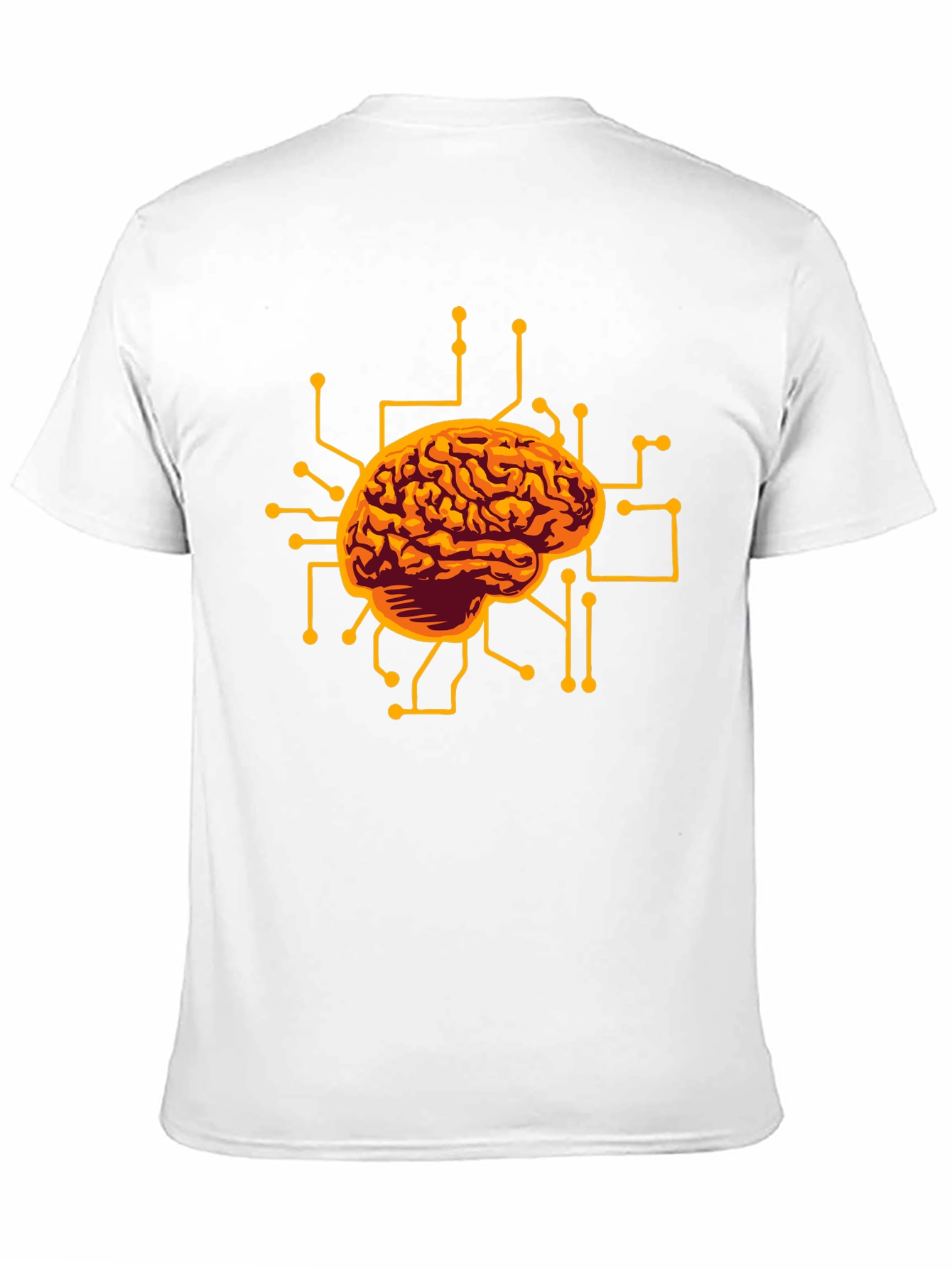 Brain Circuit Black Graphic Tee