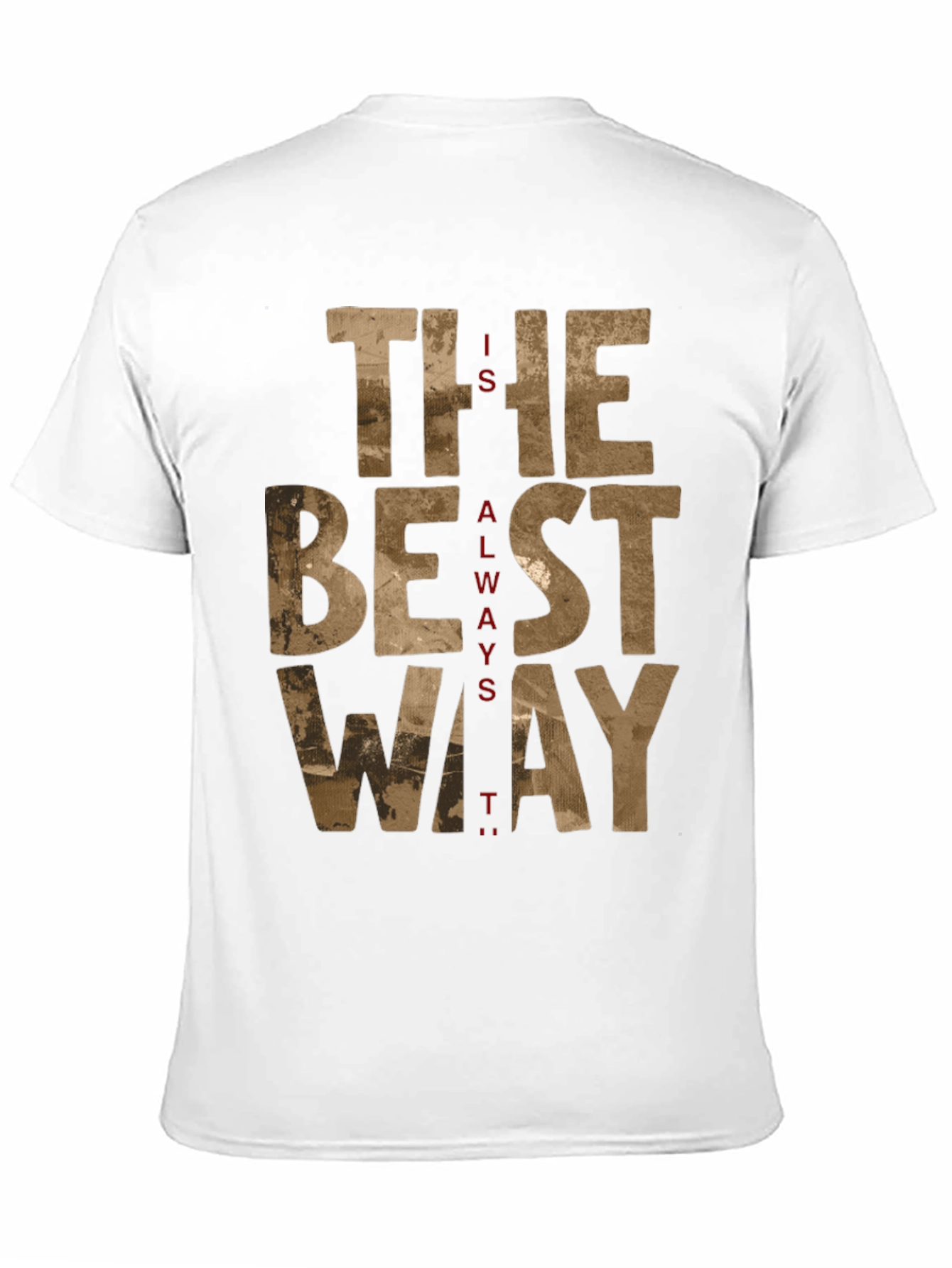 The Best Way Graphic Tee - Black Cotton T-Shirt