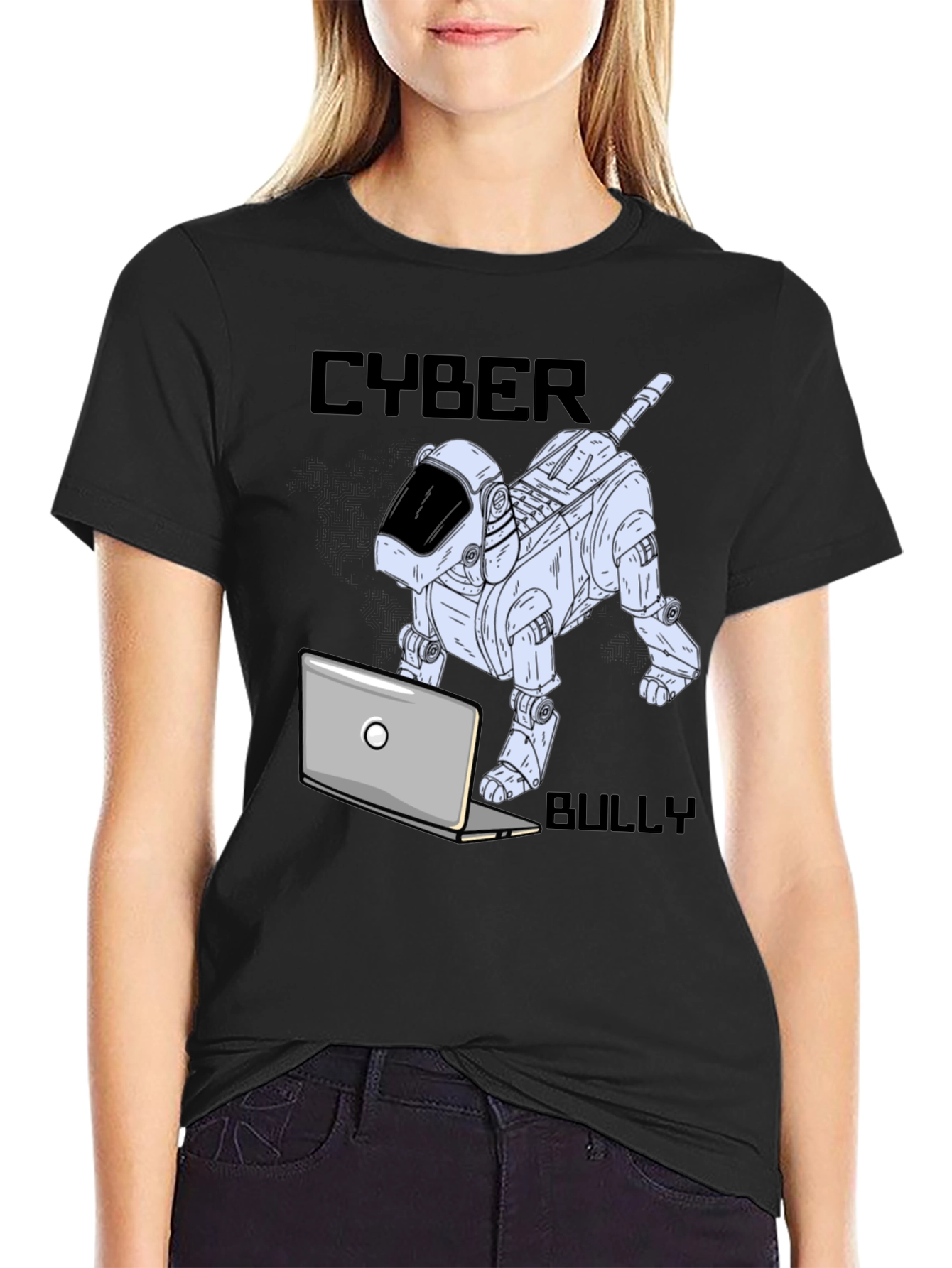 Cyber Bully Robot Dog T-Shirt