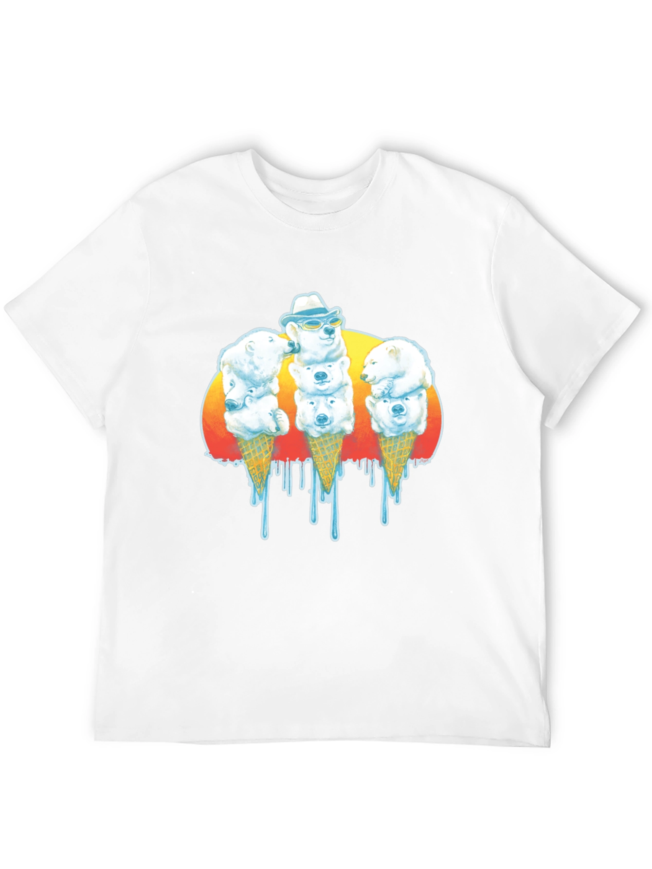 Polar Bear Ice Cream T-Shirt