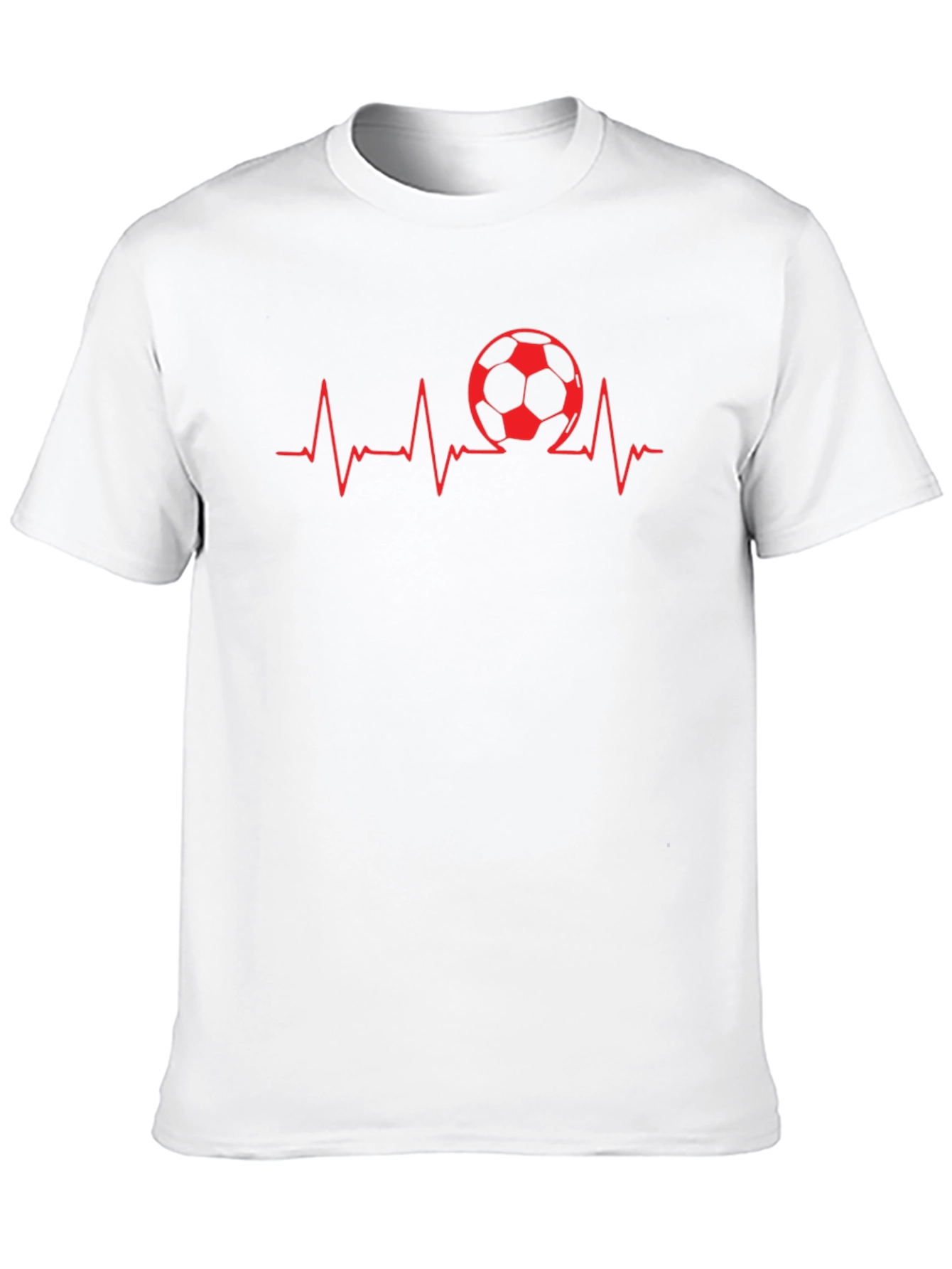 Soccer Heartbeat T-Shirt - Passionate Fan Apparel