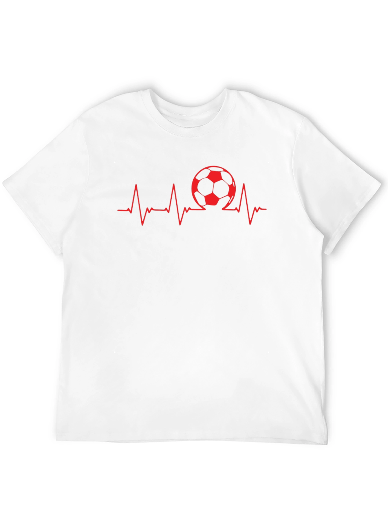 Soccer Heartbeat T-Shirt - Passionate Fan Apparel