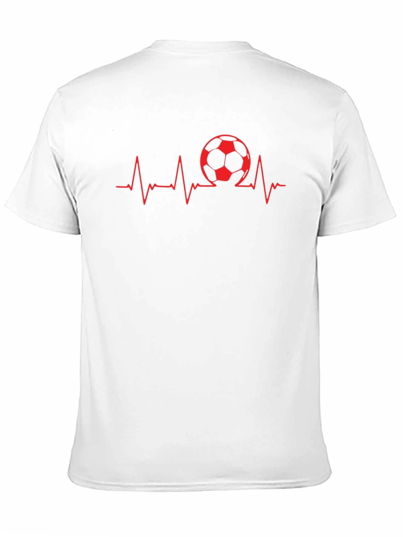 Soccer Heartbeat T-Shirt - Passionate Fan Apparel