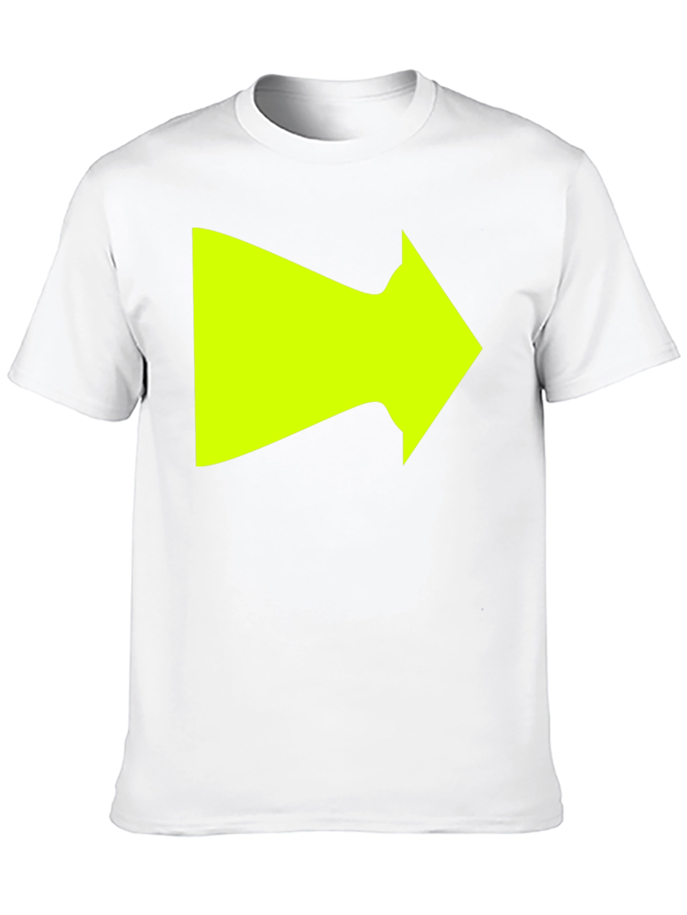 Right Arrow Graphic T-Shirt - Bold Neon Design