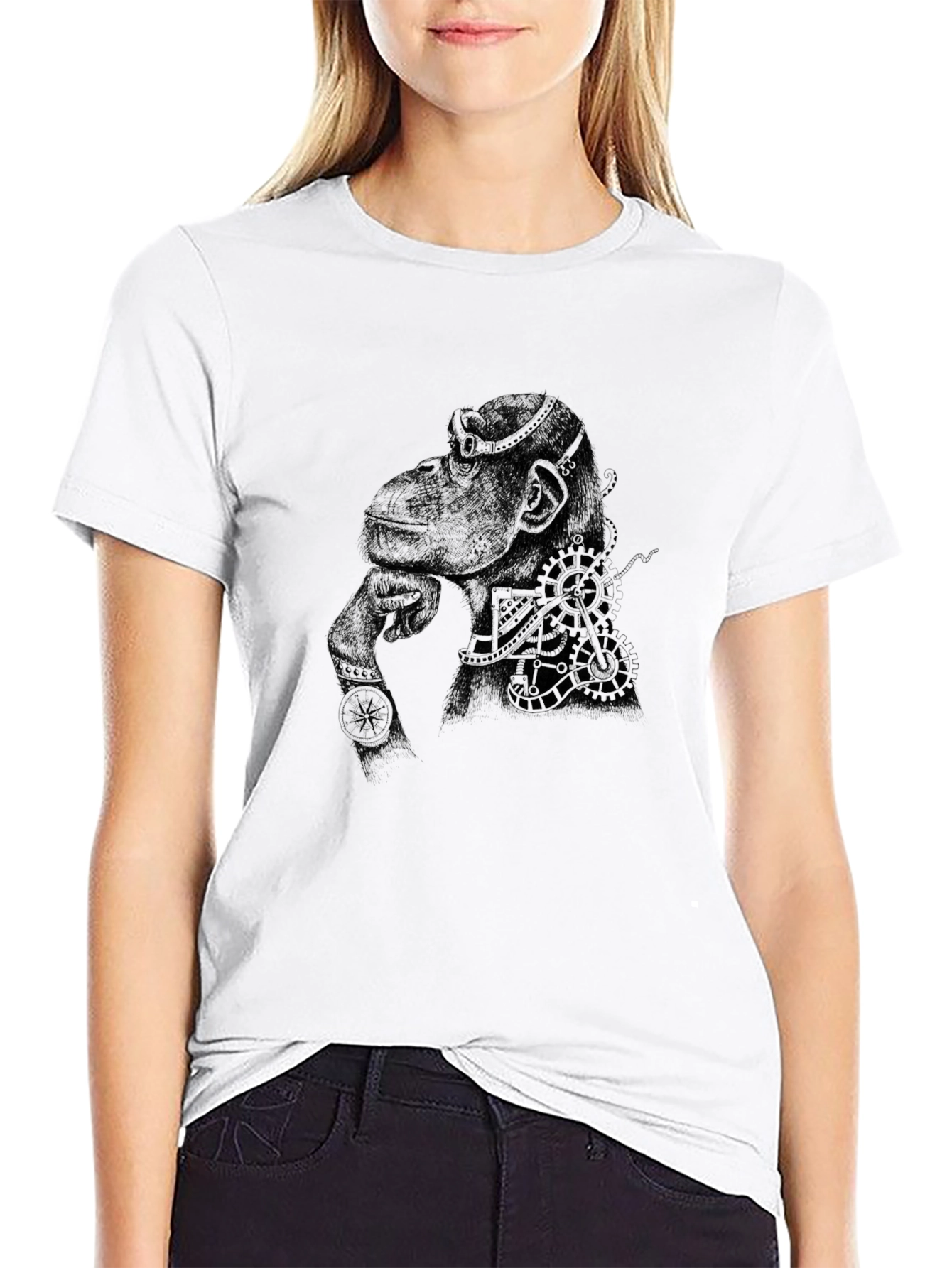 Cool Ape Graphic Black T-Shirt