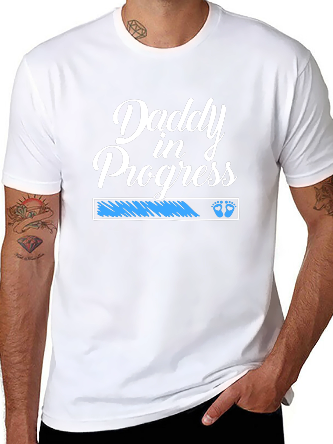 Daddy in Progress T-Shirt - New Dad Gift