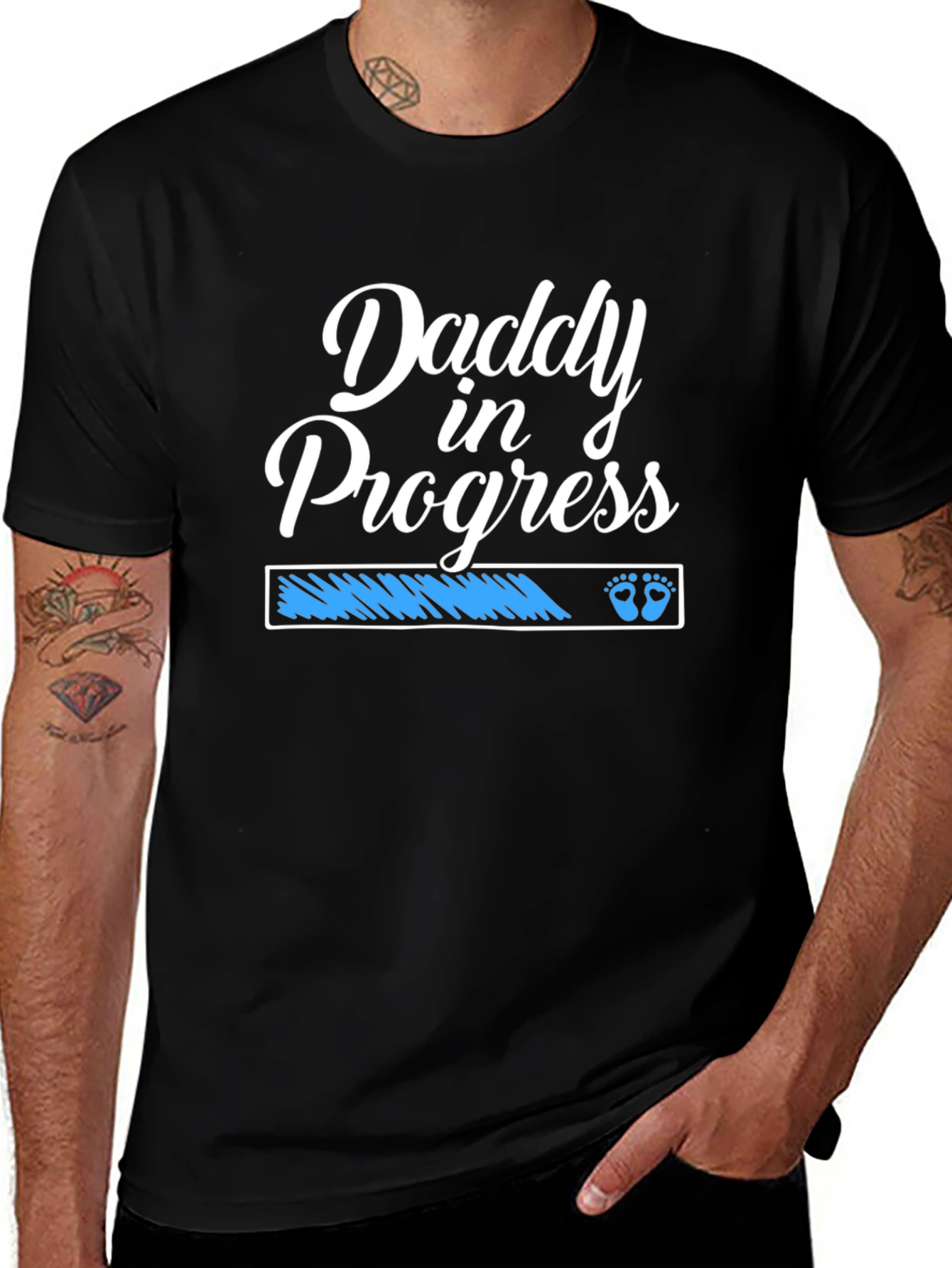 Daddy in Progress T-Shirt - New Dad Gift