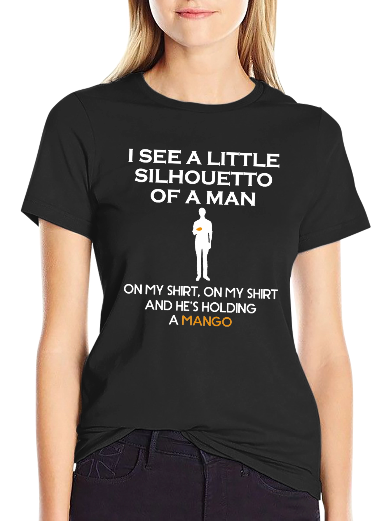 Mango Man Silhouette T-Shirt