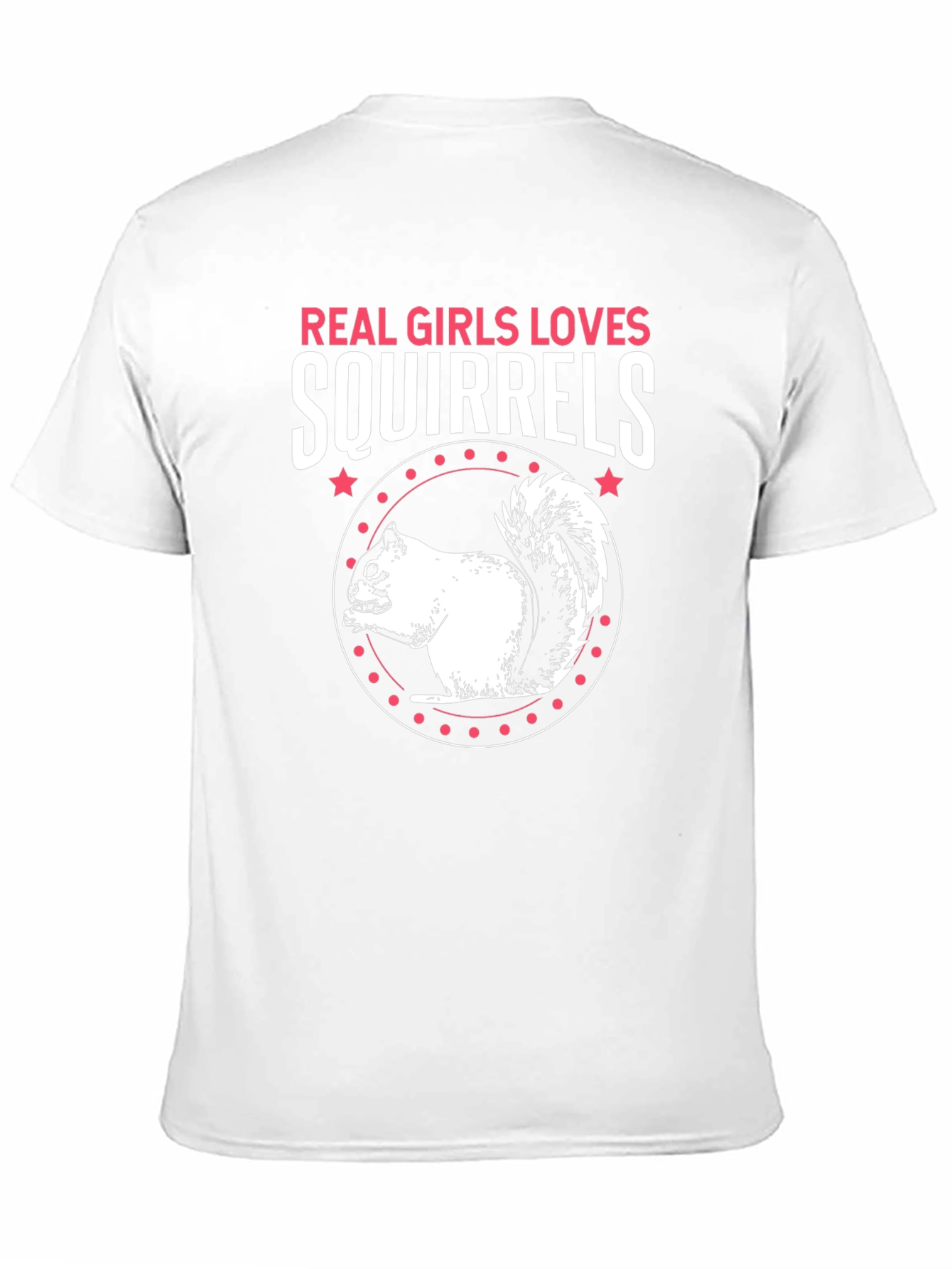 Real Girls Love Squirrels Graphic Tee