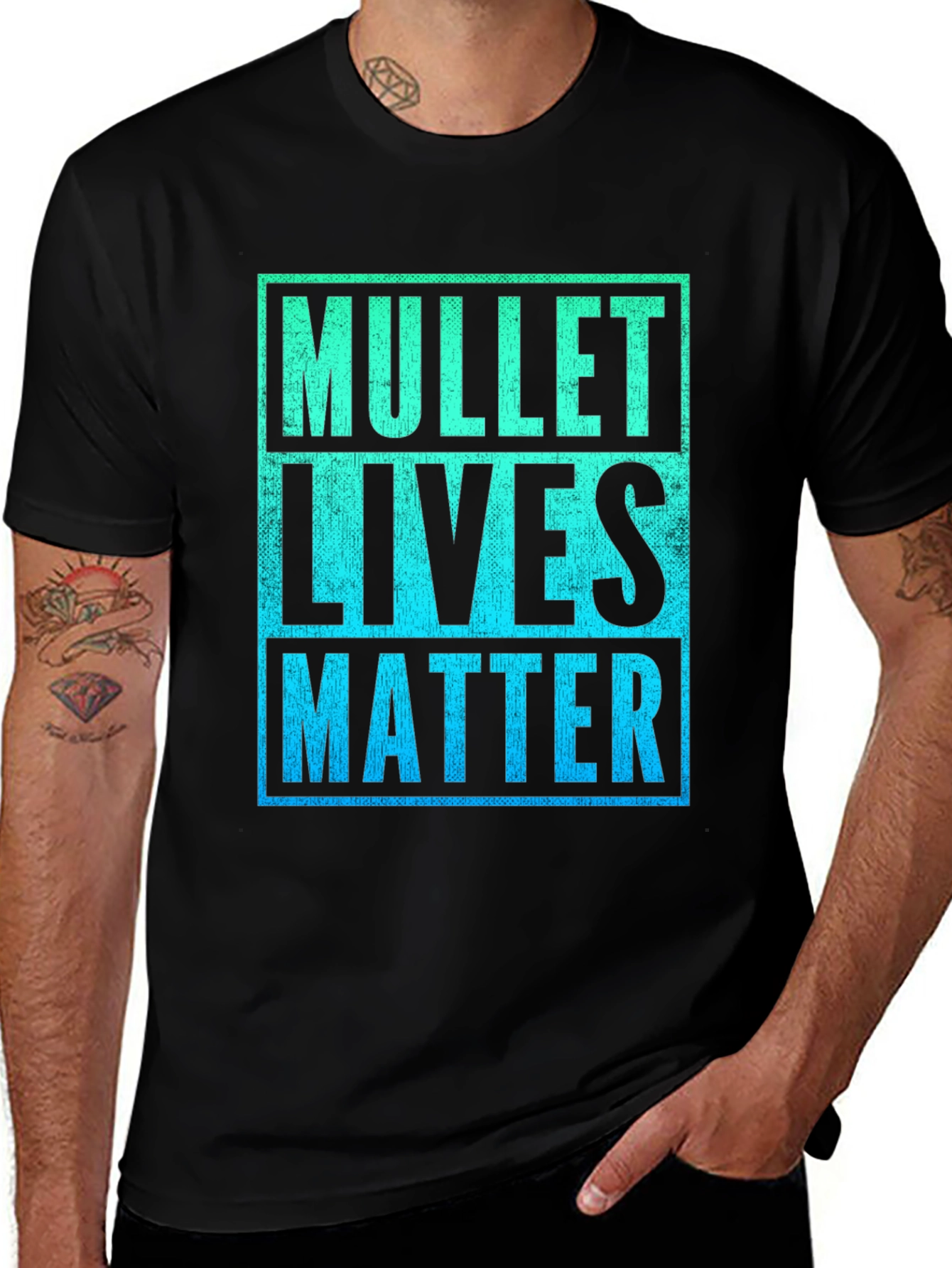 Mullet Lives Matter Graphic Tee