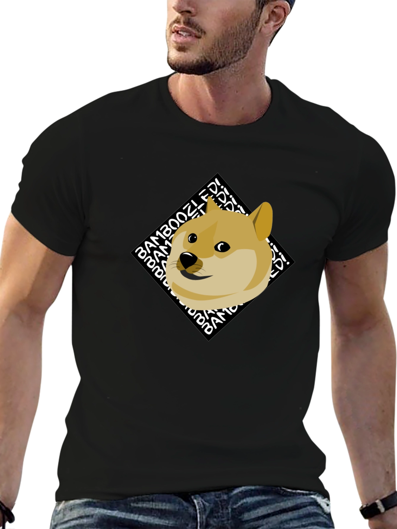 Doge Bamboozled! Mens Black Graphic Tee
