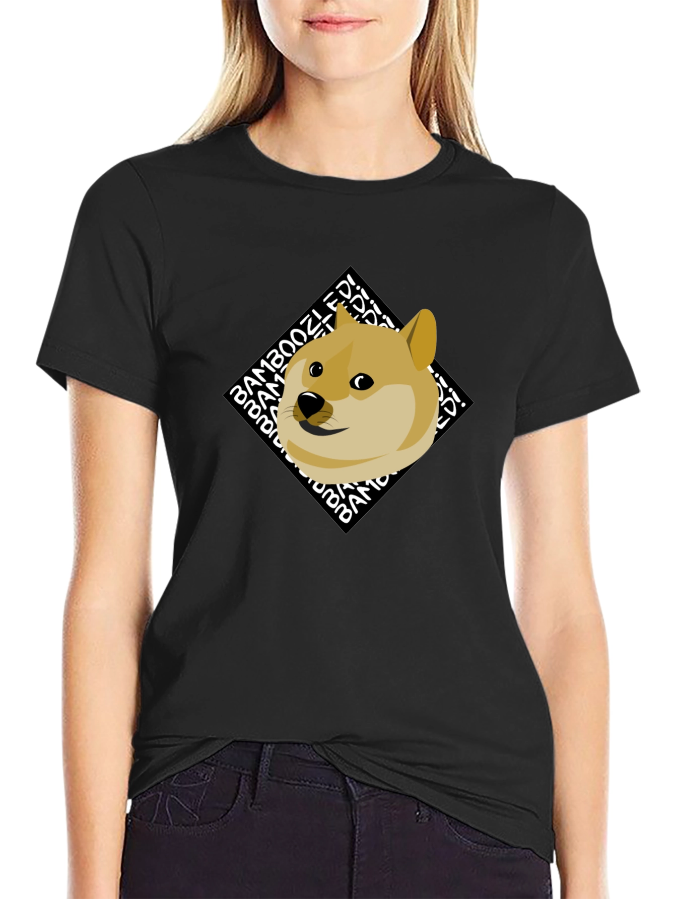 Doge Bamboozled! Mens Black Graphic Tee