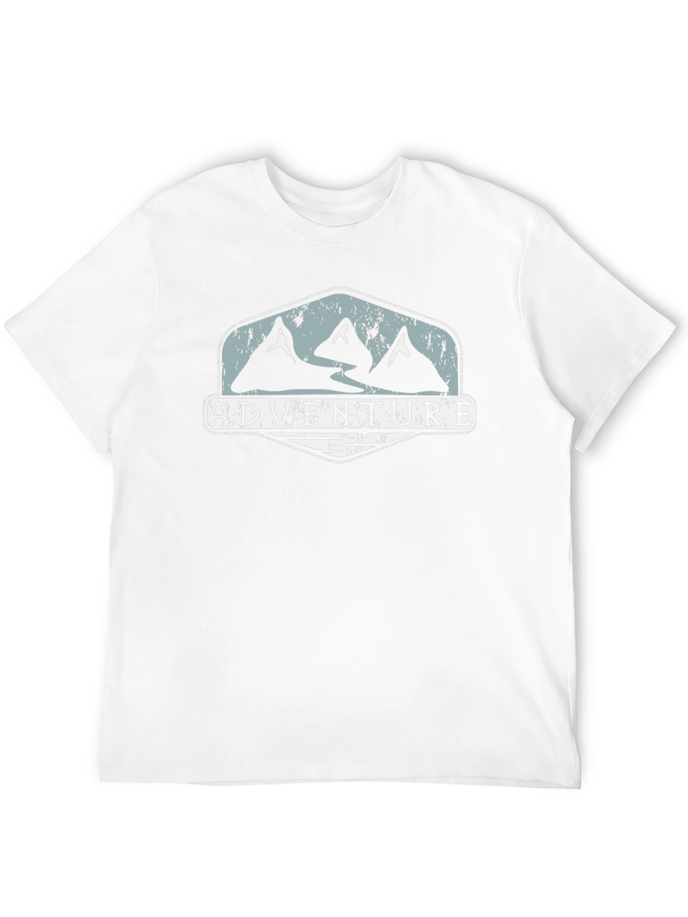 Adventure Graphic Tee - Mountain Design Black Shirt
