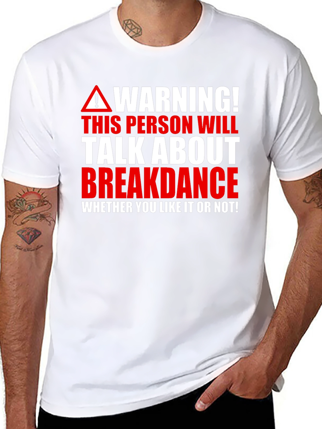 Warning Breakdance T-Shirt - Talk About It!