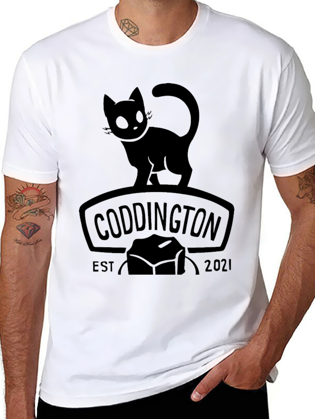Coddington Black Cat Graphic Tee