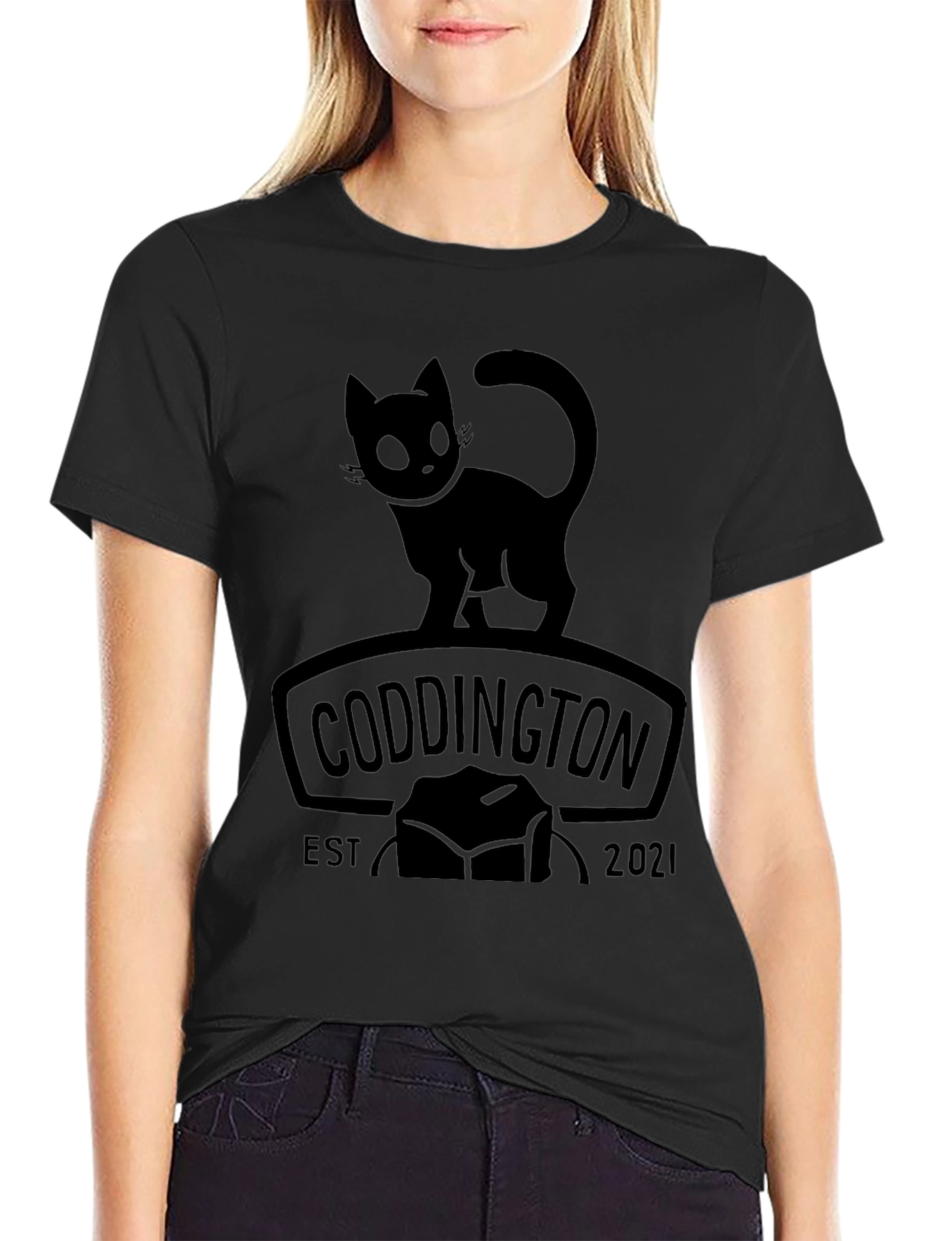 Coddington Black Cat Graphic Tee