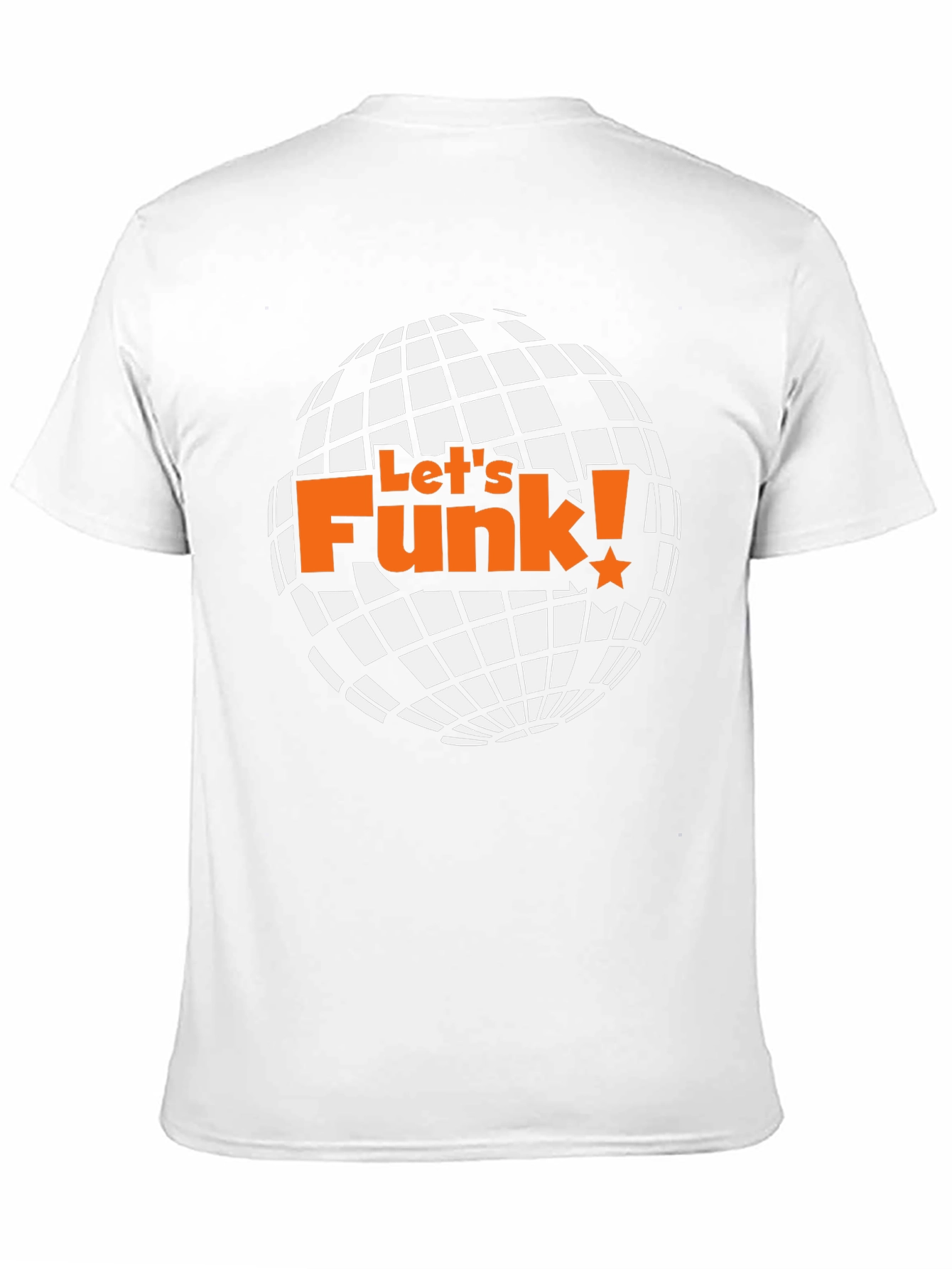 Lets Funk! Graphic T-Shirt - Retro Disco Ball Design