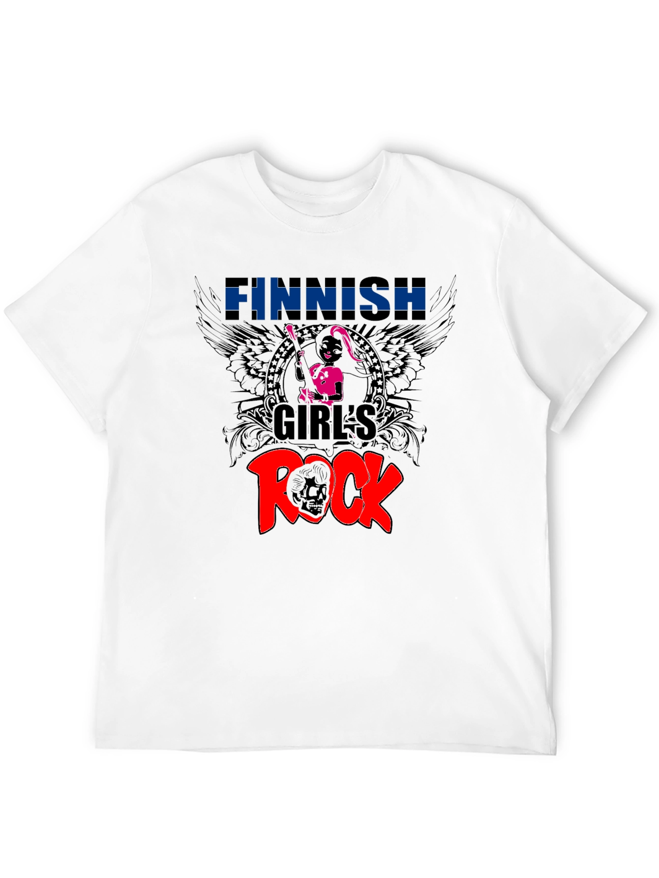 Finnish Girls Rock Graphic T-Shirt