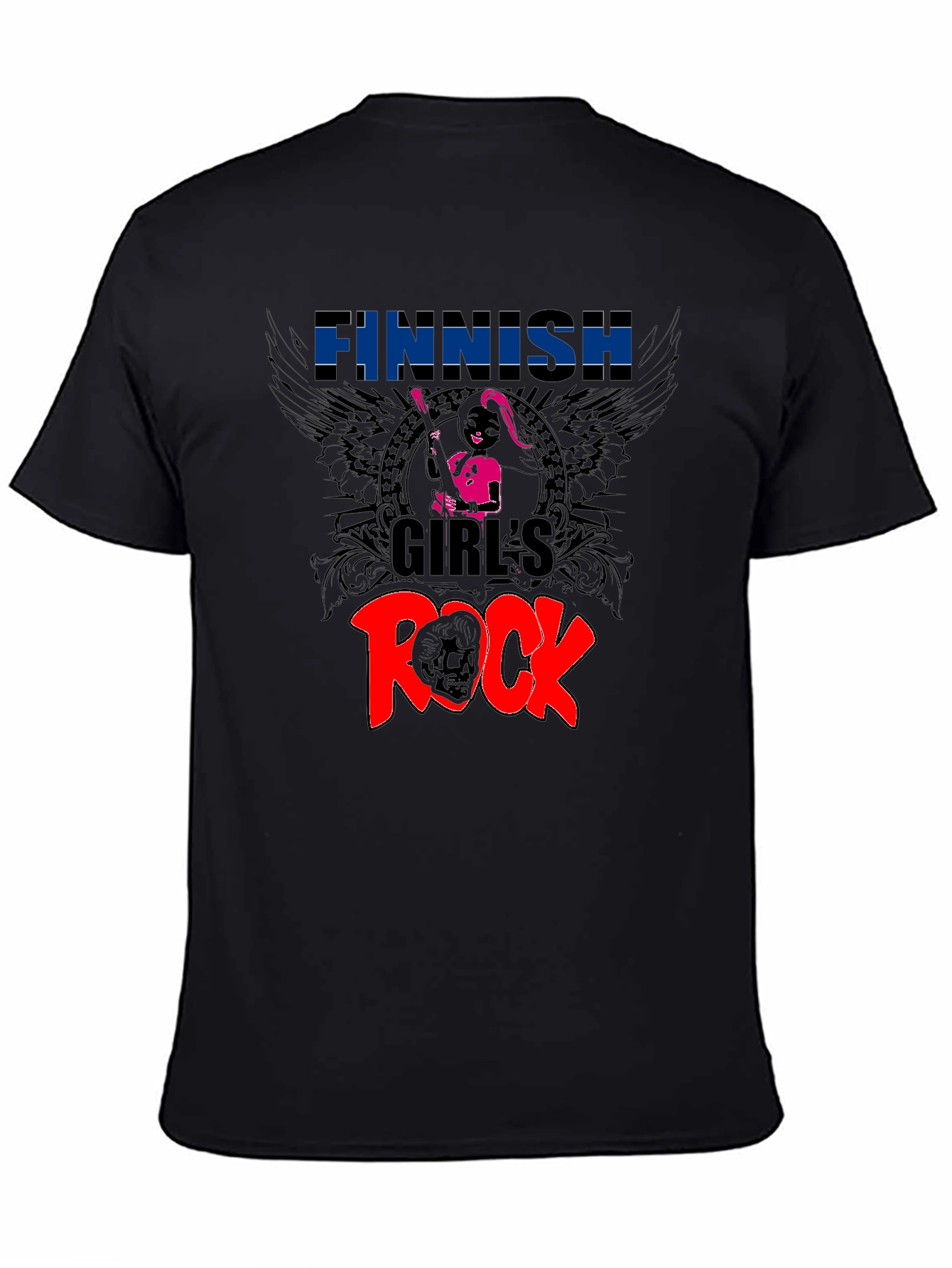 Finnish Girls Rock Graphic T-Shirt