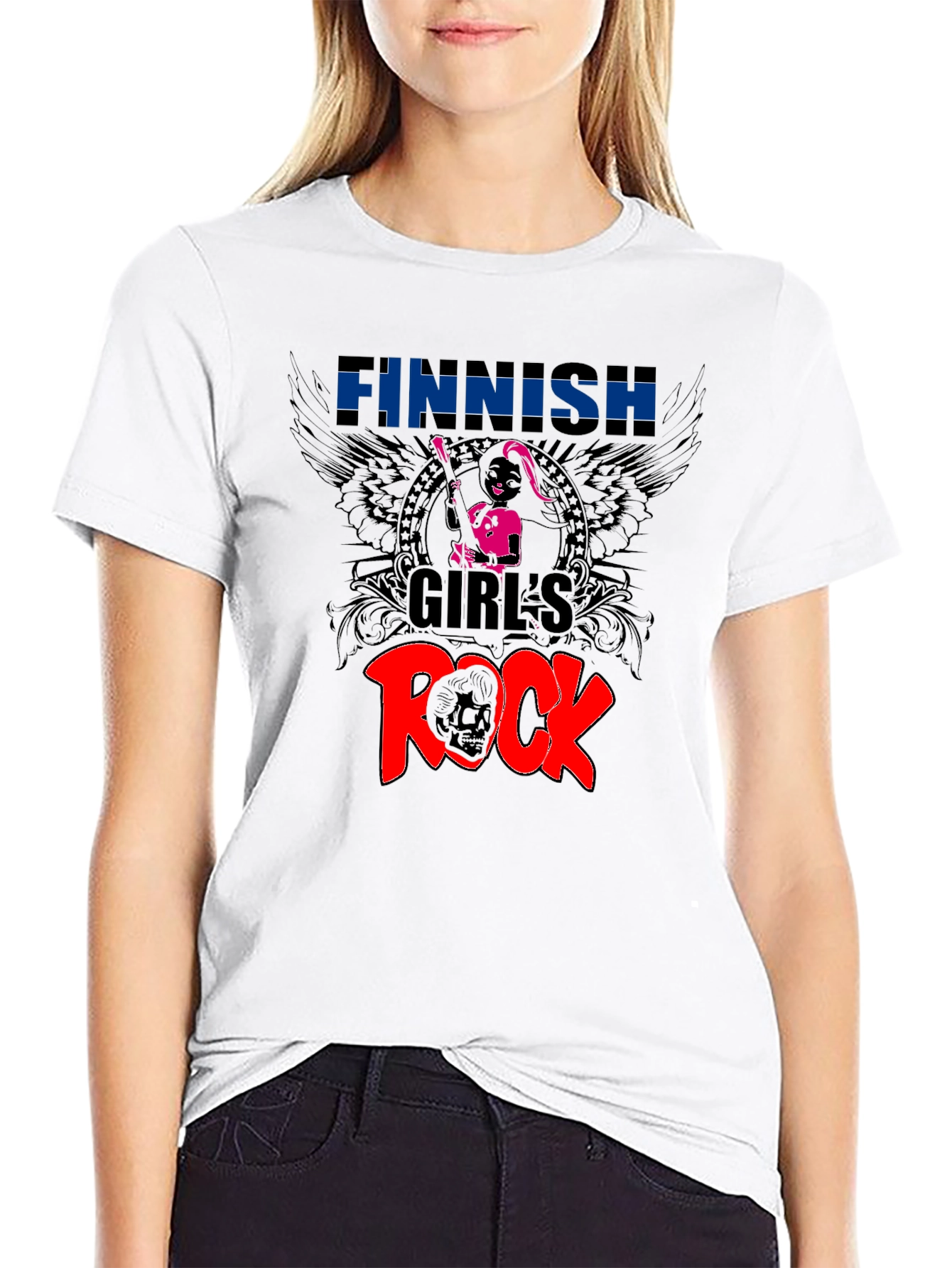 Finnish Girls Rock Graphic T-Shirt