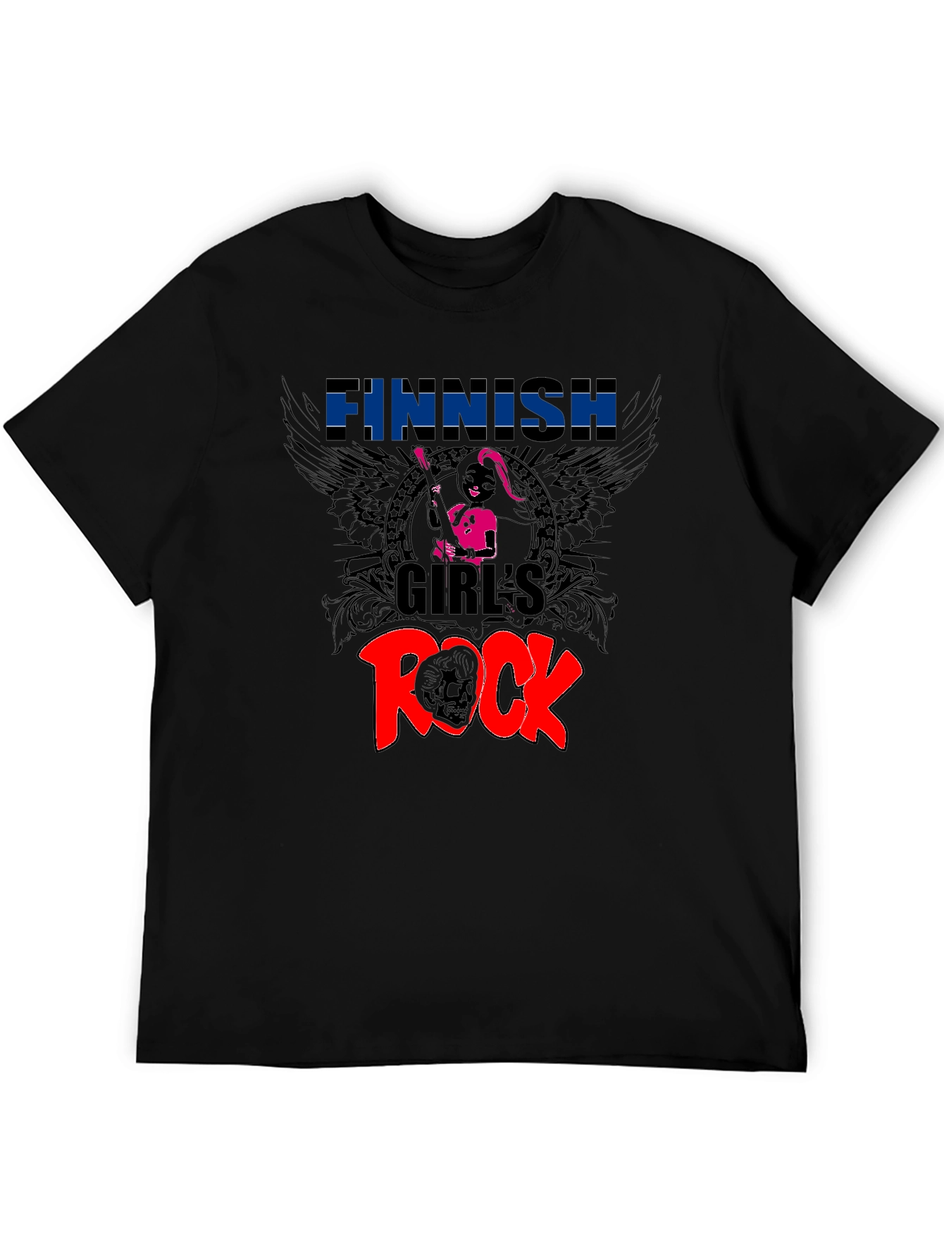 Finnish Girls Rock Graphic T-Shirt