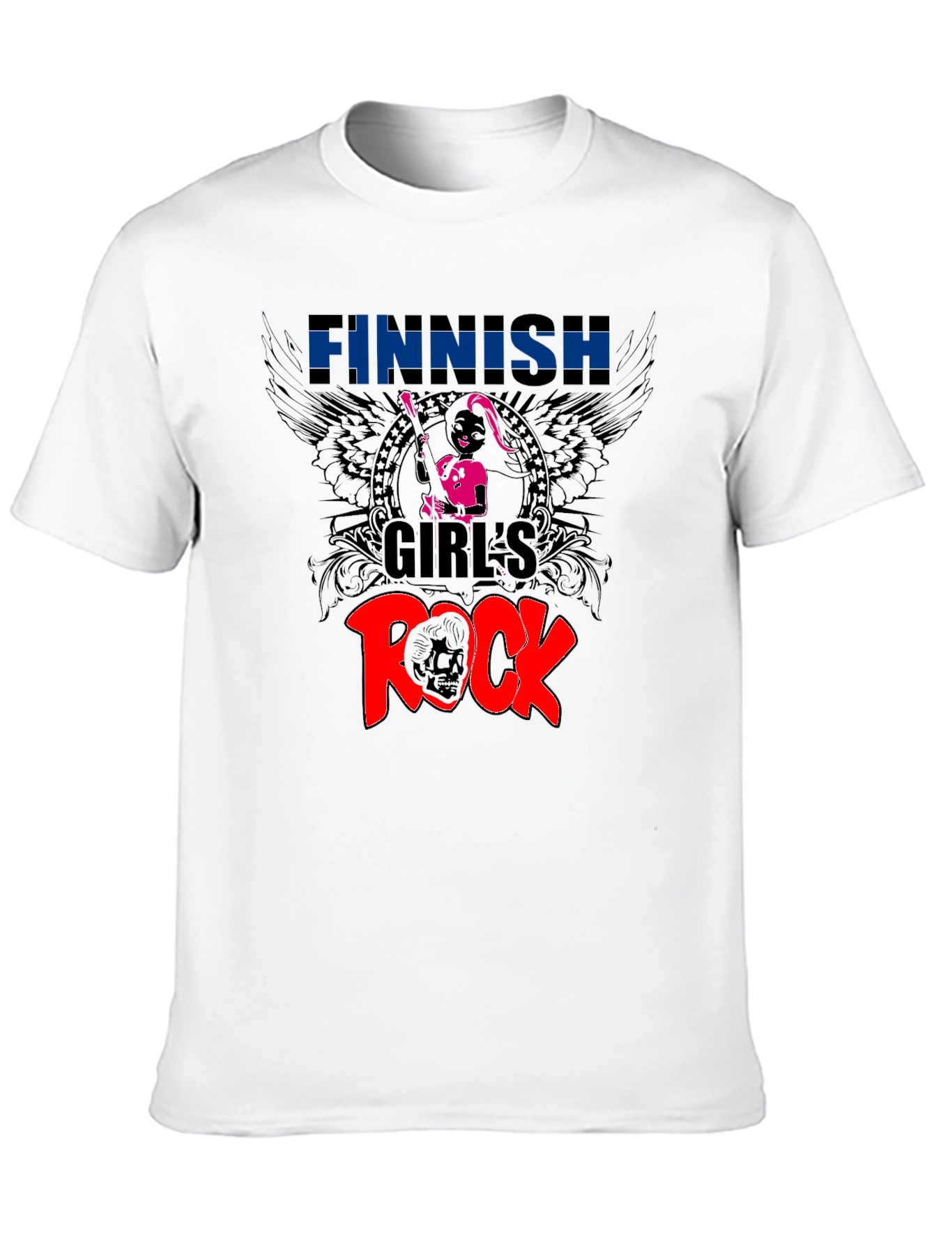 Finnish Girls Rock Graphic T-Shirt
