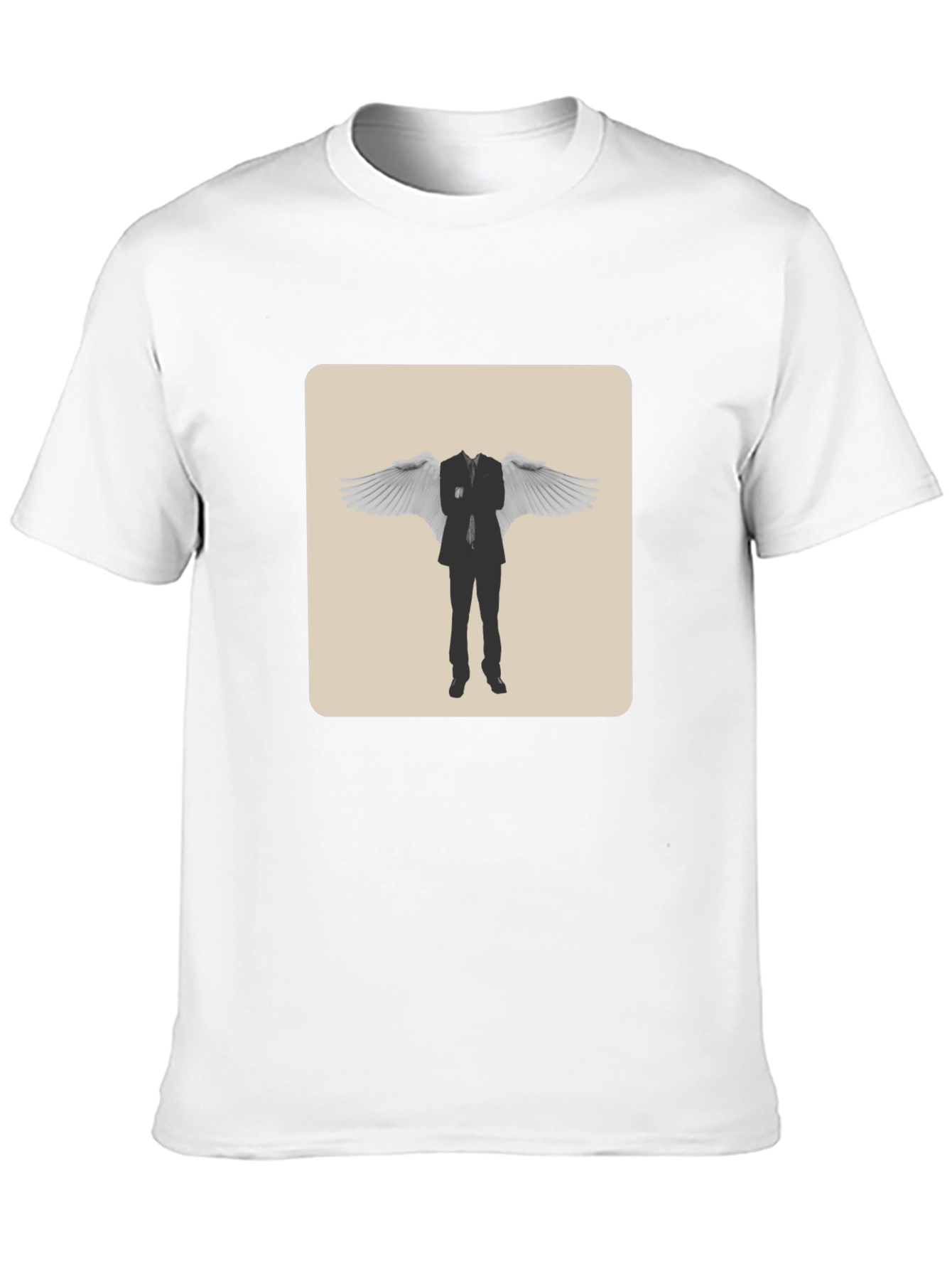 Angel Investor T-Shirt - Mens Black Cotton Tee