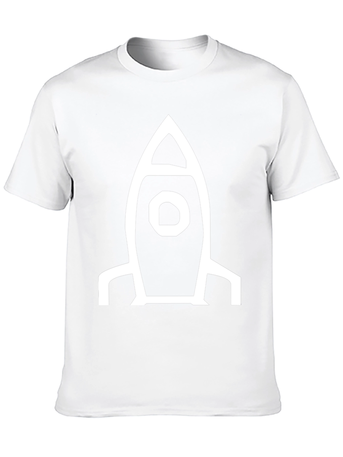 Rocket Graphic T-Shirt - Black Cotton Blend
