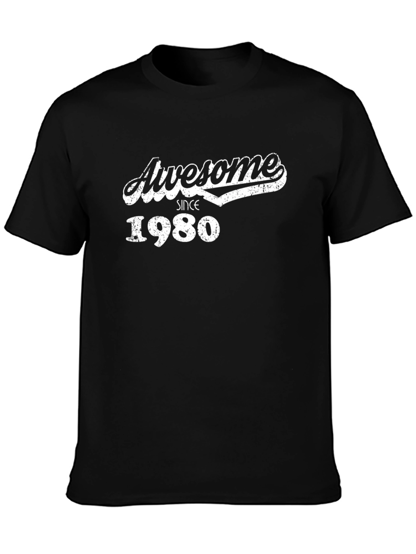 Awesome Since 1980 T-Shirt - Black