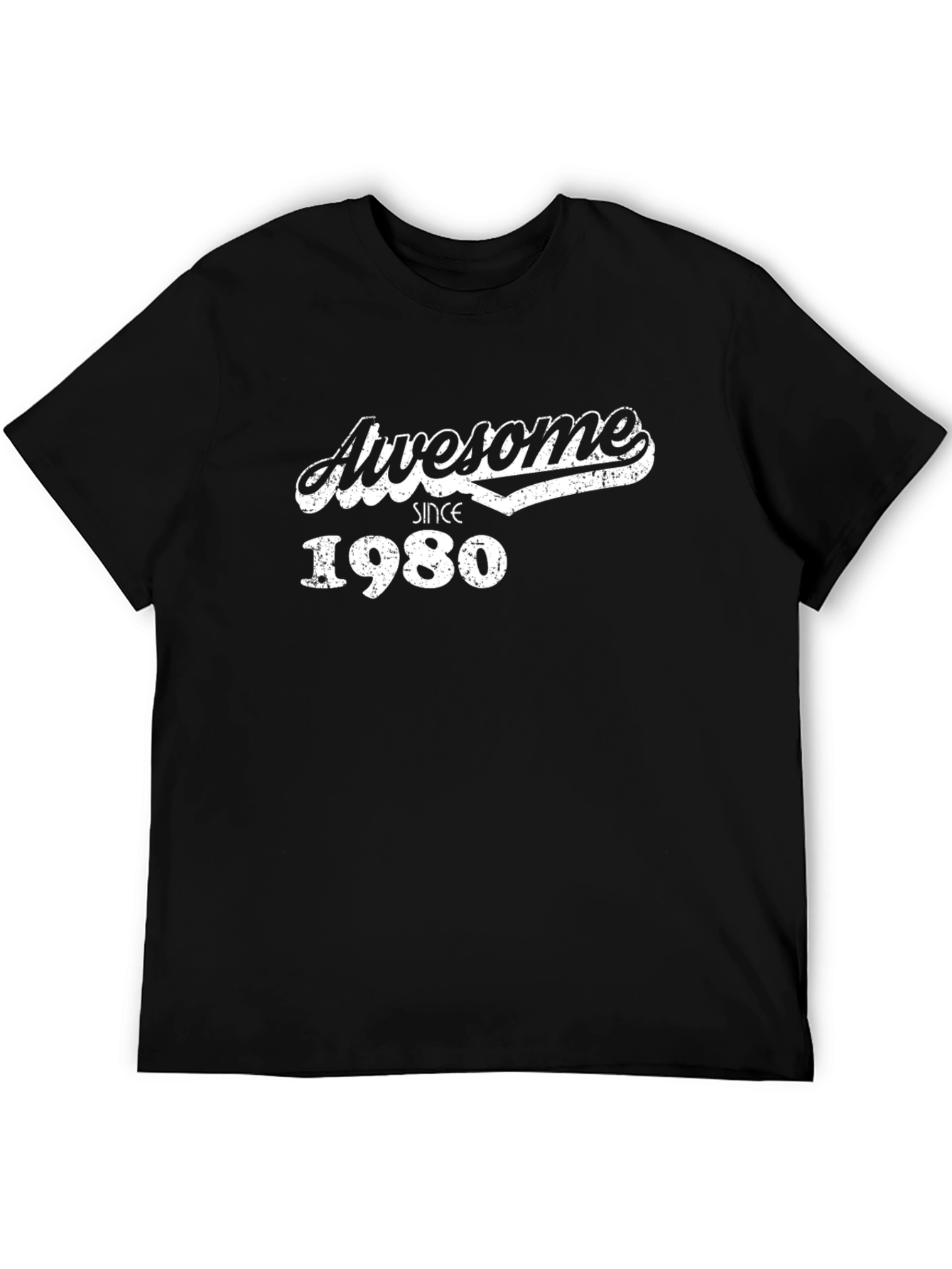 Awesome Since 1980 T-Shirt - Black
