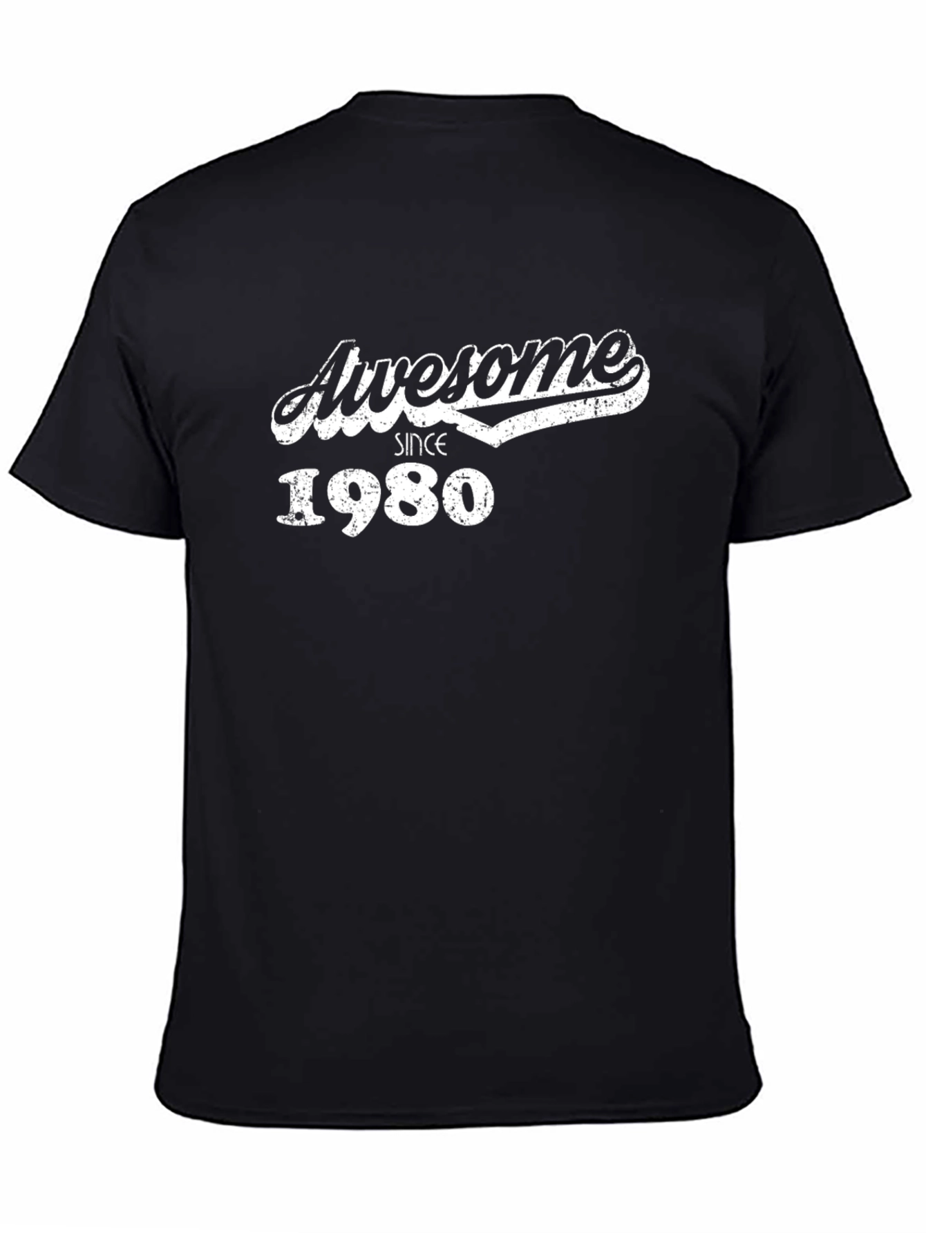 Awesome Since 1980 T-Shirt - Black