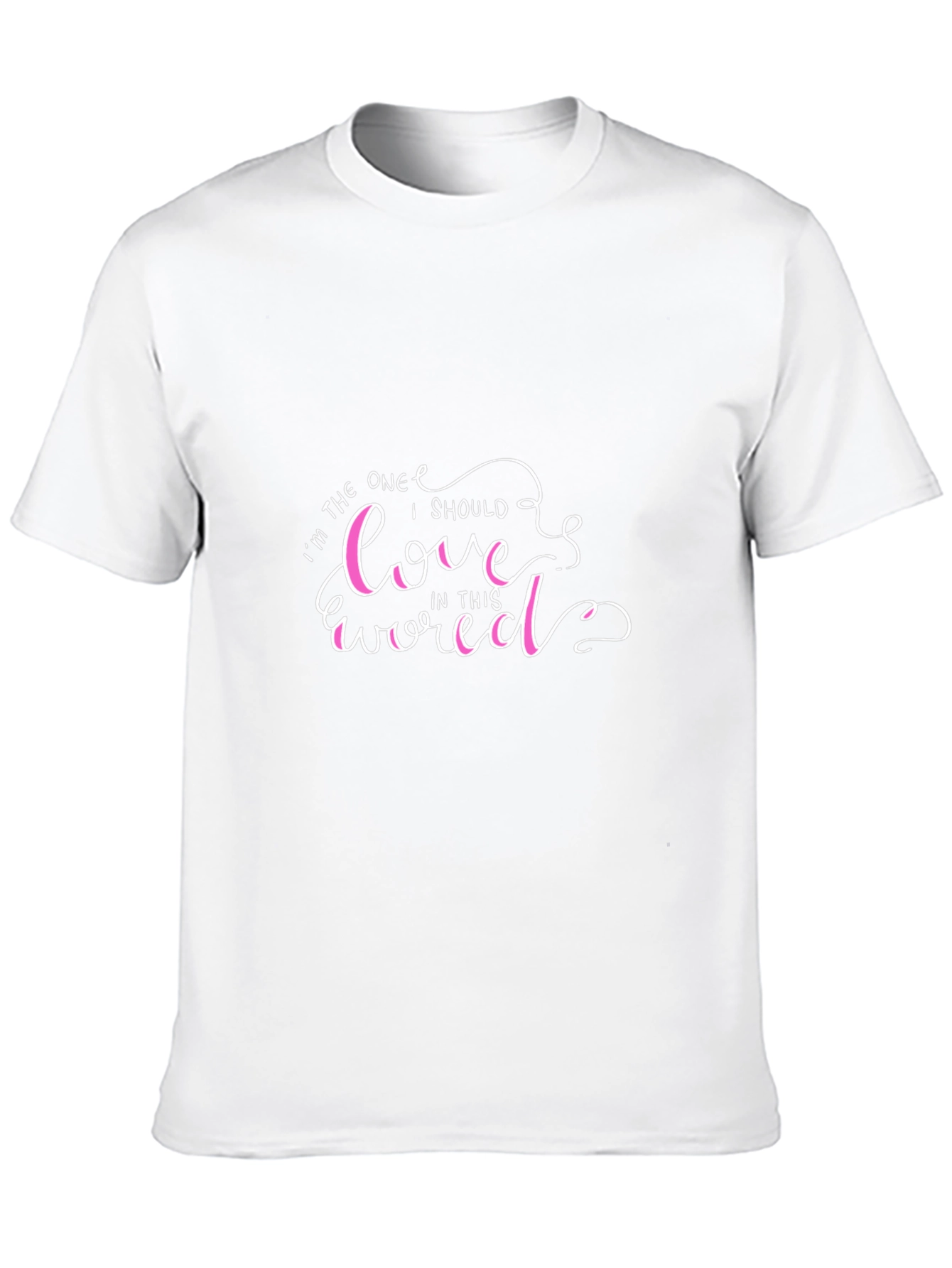 Love Yourself Black Graphic T-Shirt